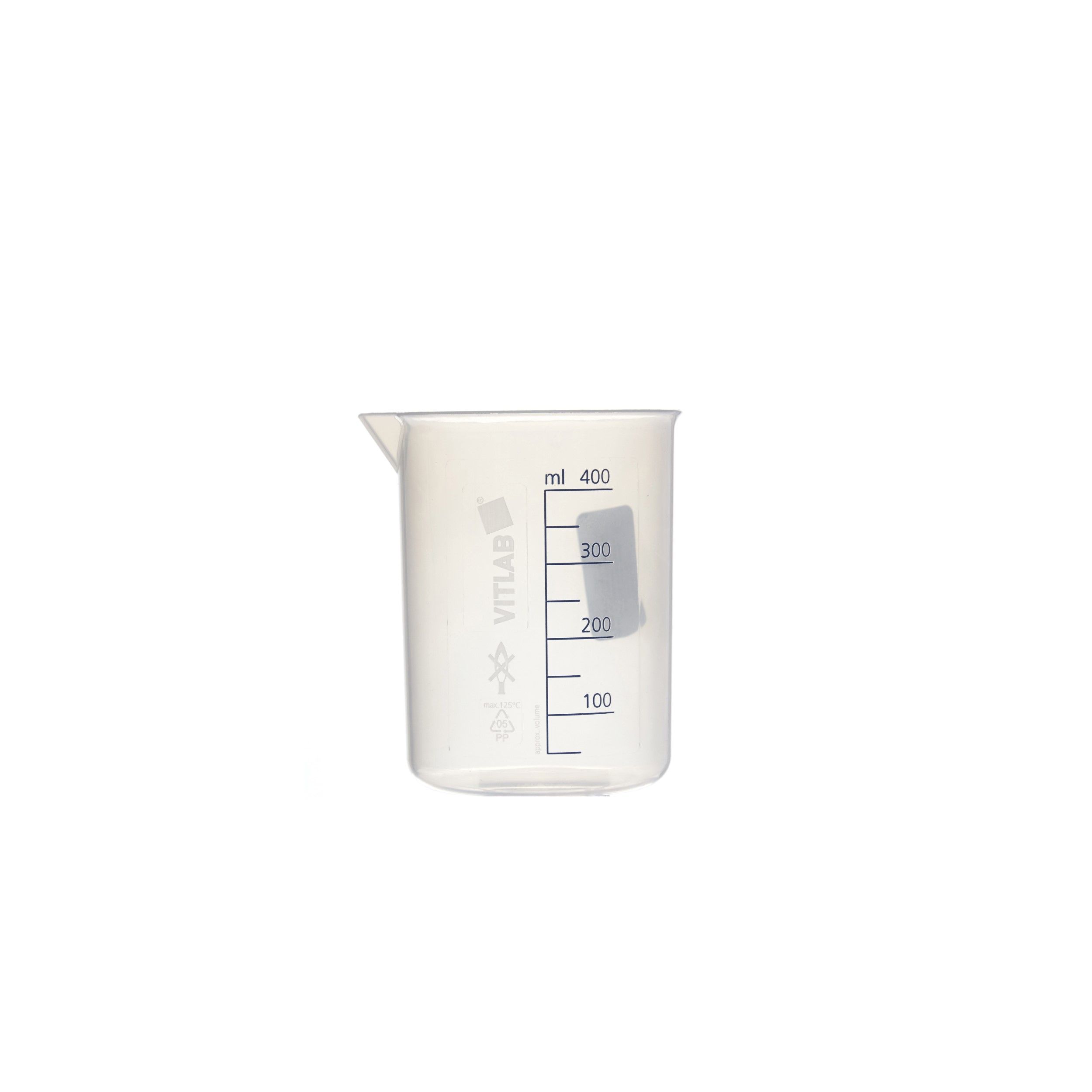 VASO DE PRECIPITADO DE PP DE 400mL. VITLAB