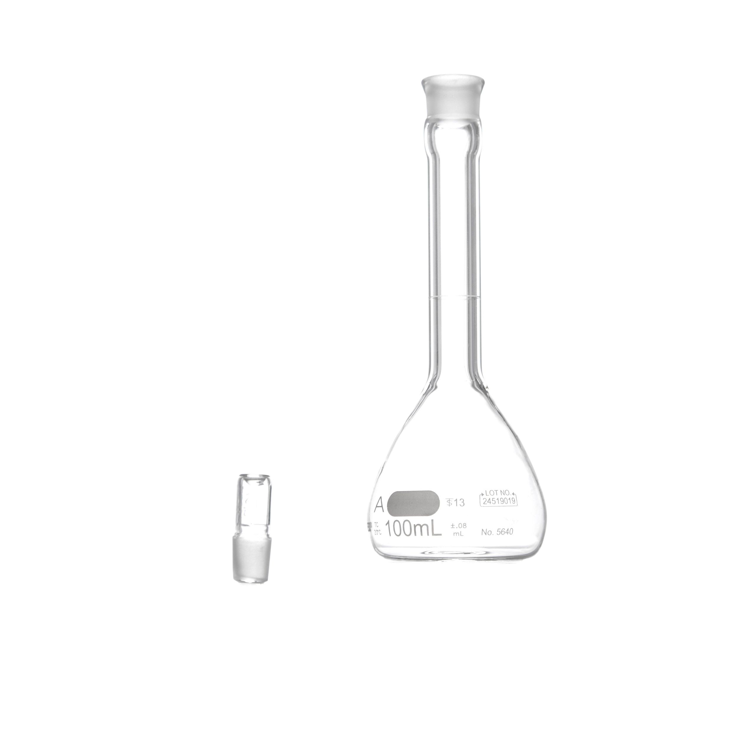 MATRAZ VOLUMÉTRICO DE 100ml CLASE A ASTm. PYREX