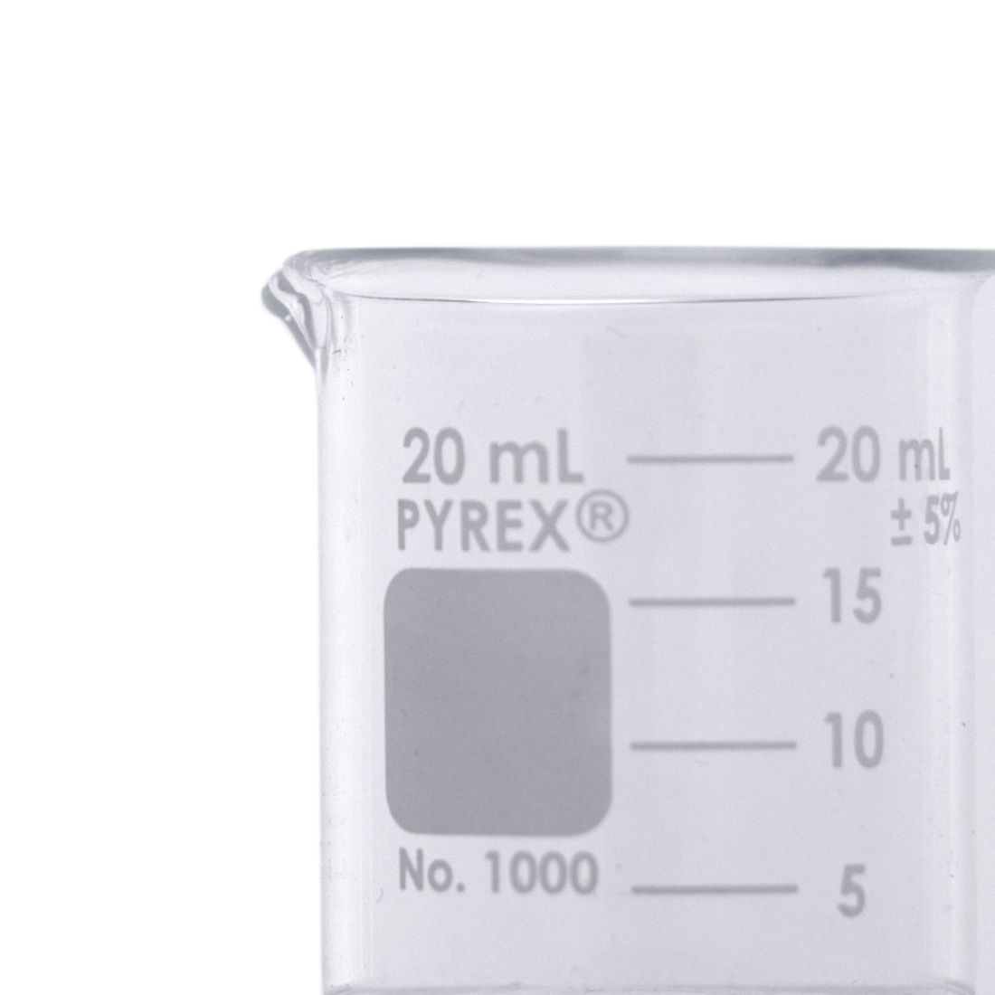 VASO DE PRECIPITADO DE 20ml. PYREX