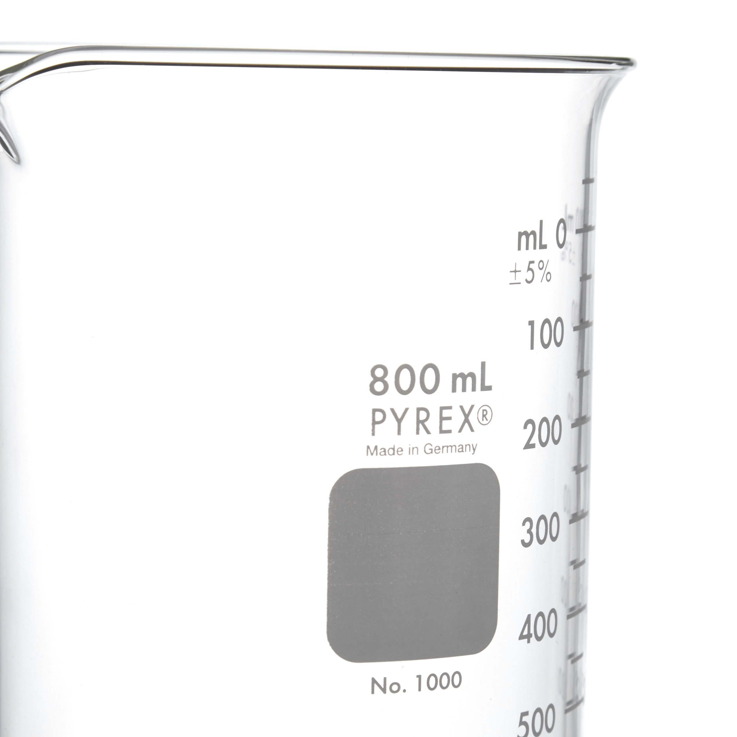 VASO DE PRECIPITADO DE 800ml. PYREX