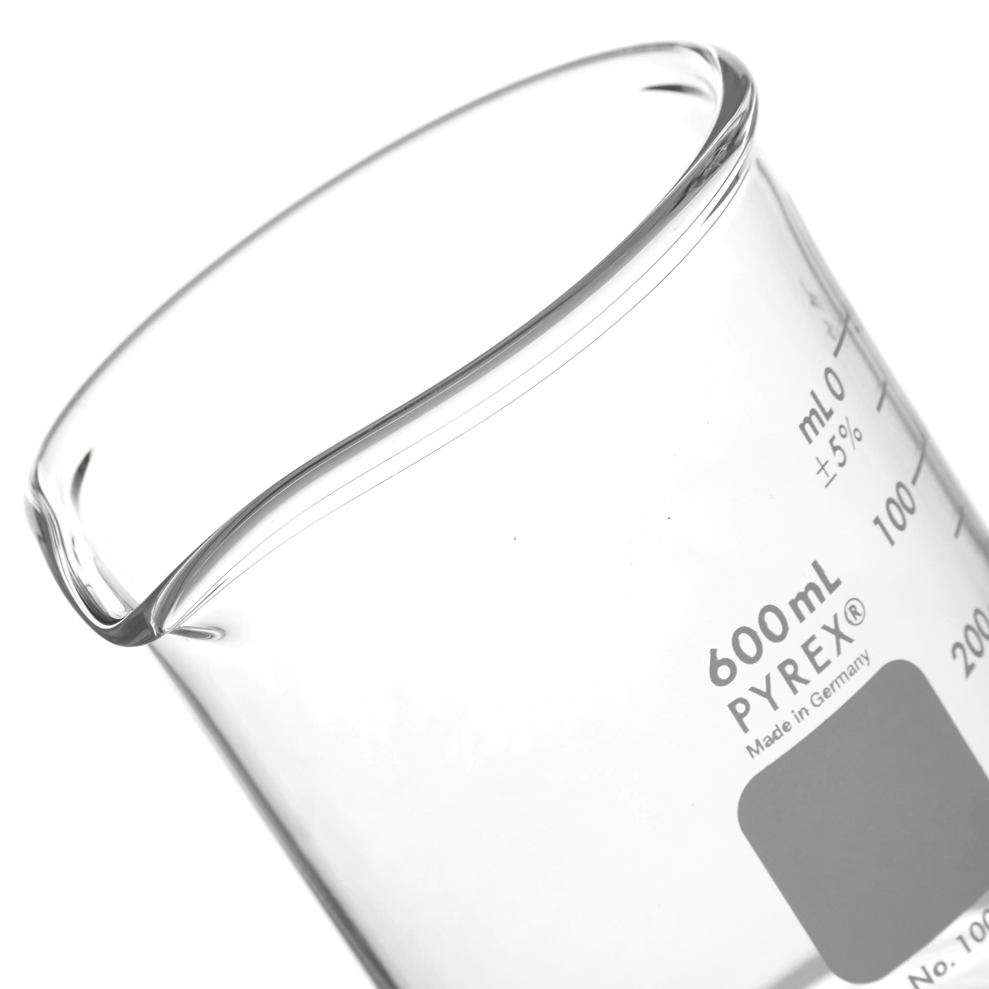 VASO DE PRECIPITADO DE 600ml DE USO RUDO. PYREX