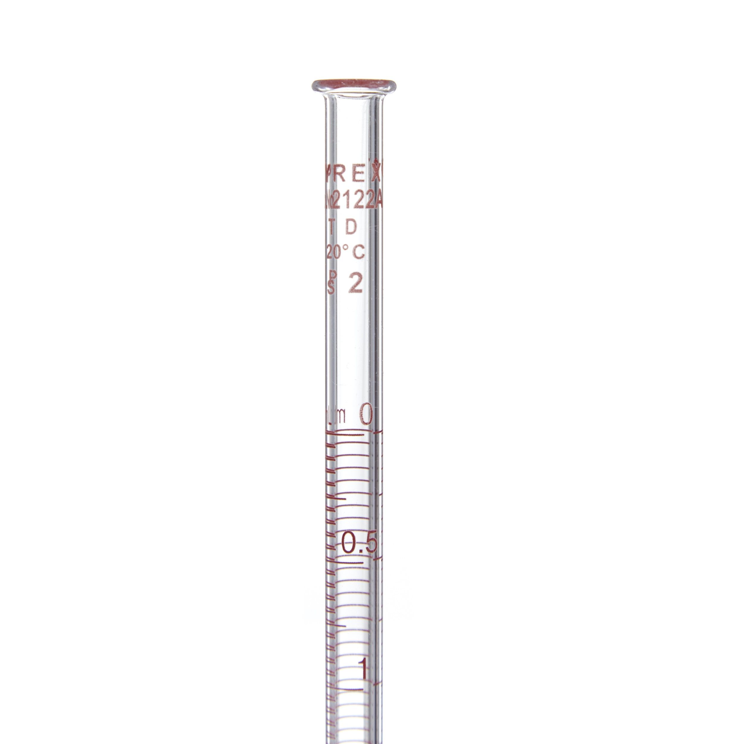 BURETA GRADUADA DE 10ml CLASE B ASTm. PYREX