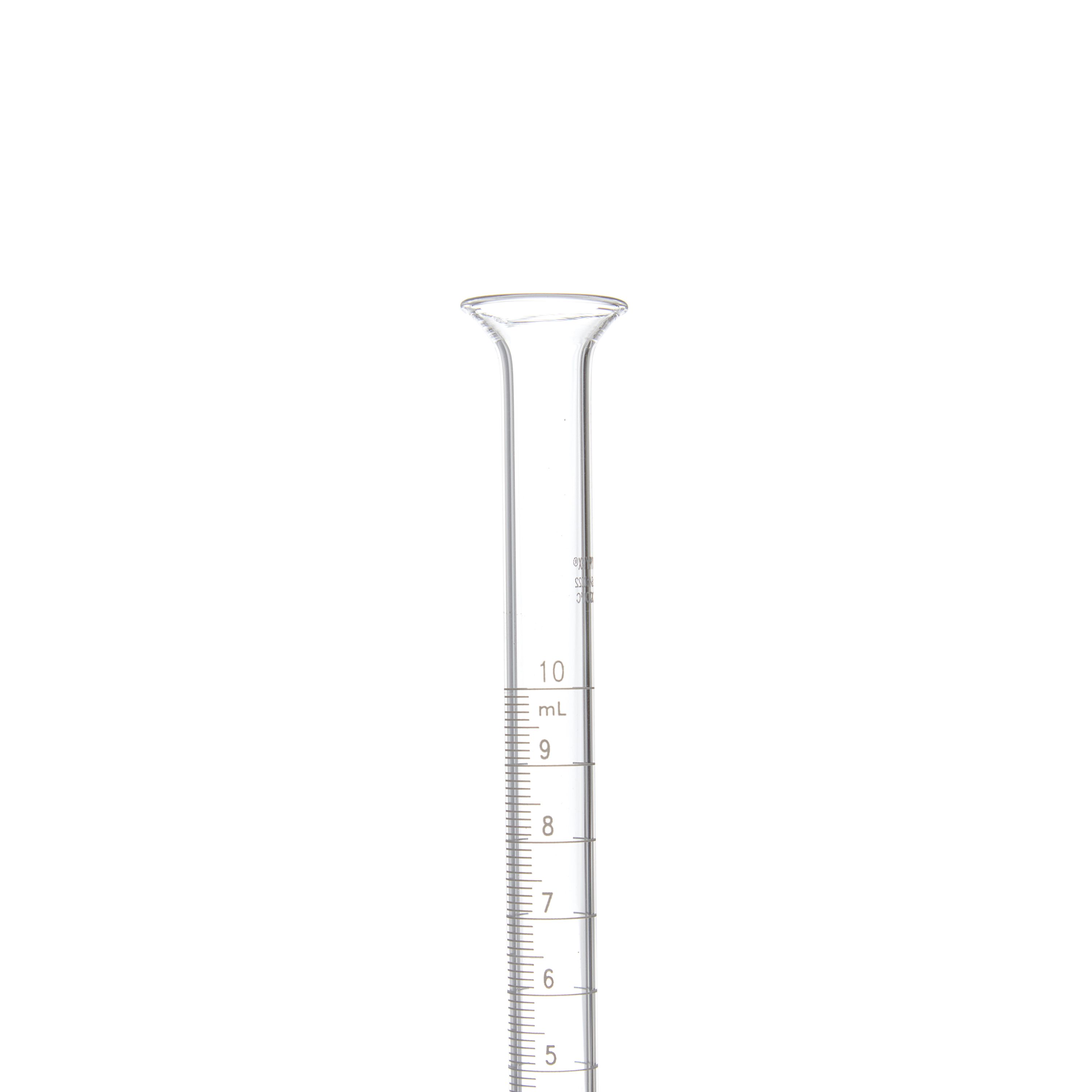 PROBETA GRADUADA DE 10ml CLASE B ASTM. PYREX