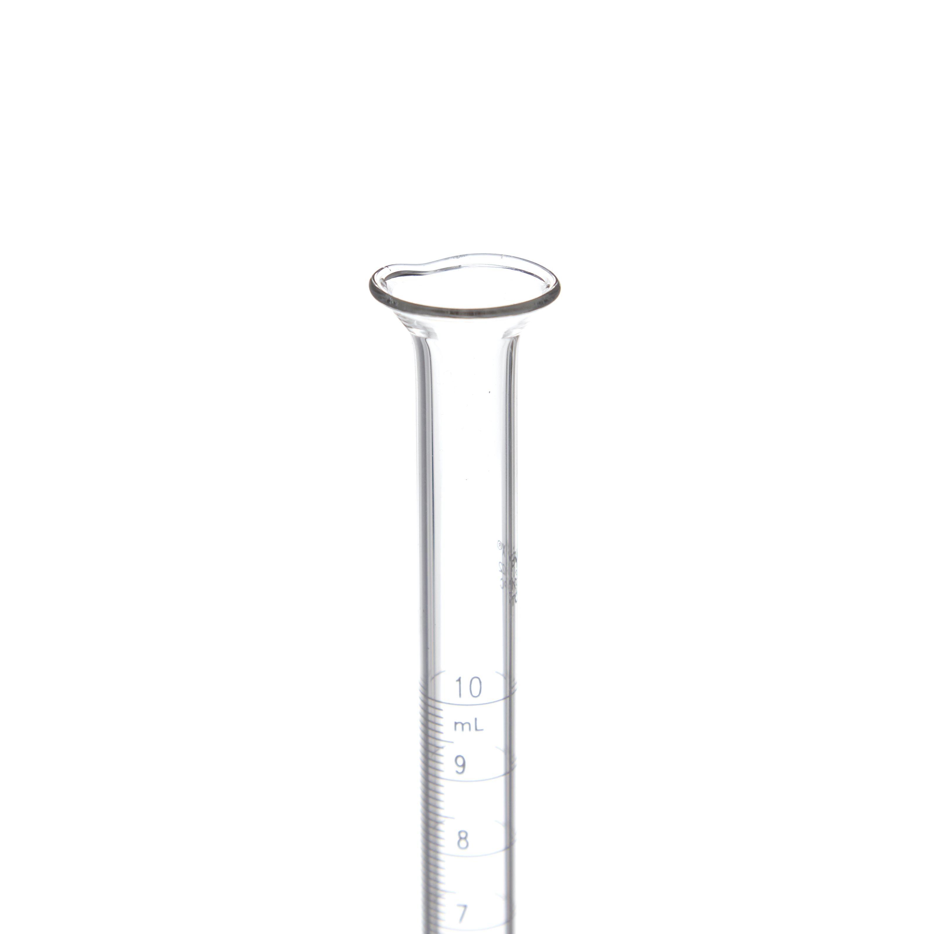 PROBETA GRADUADA DE 10ml CLASE B ASTM. PYREX