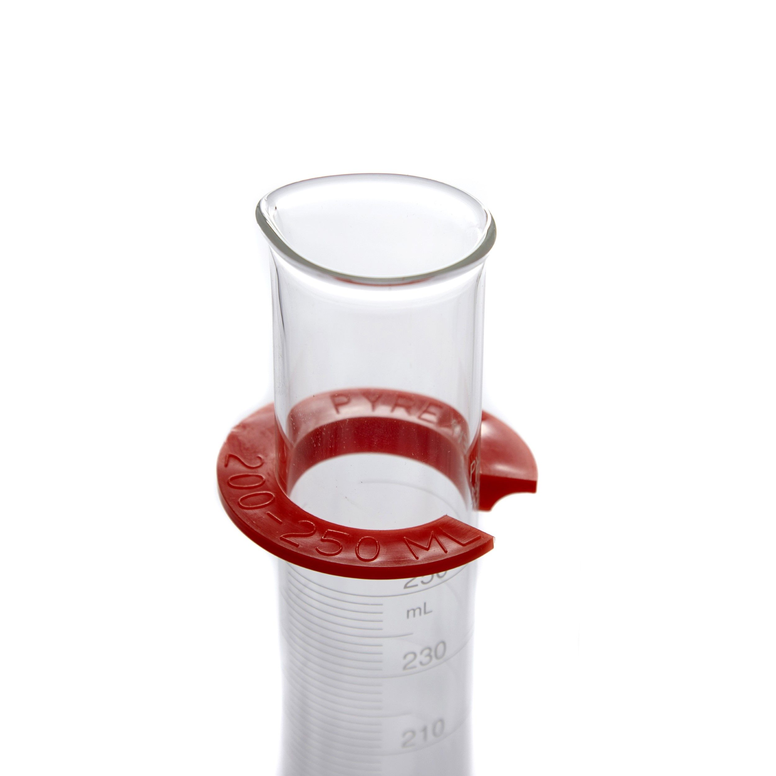 PROBETA GRADUADA DE 250ml CLASE B ASTM. PYREX