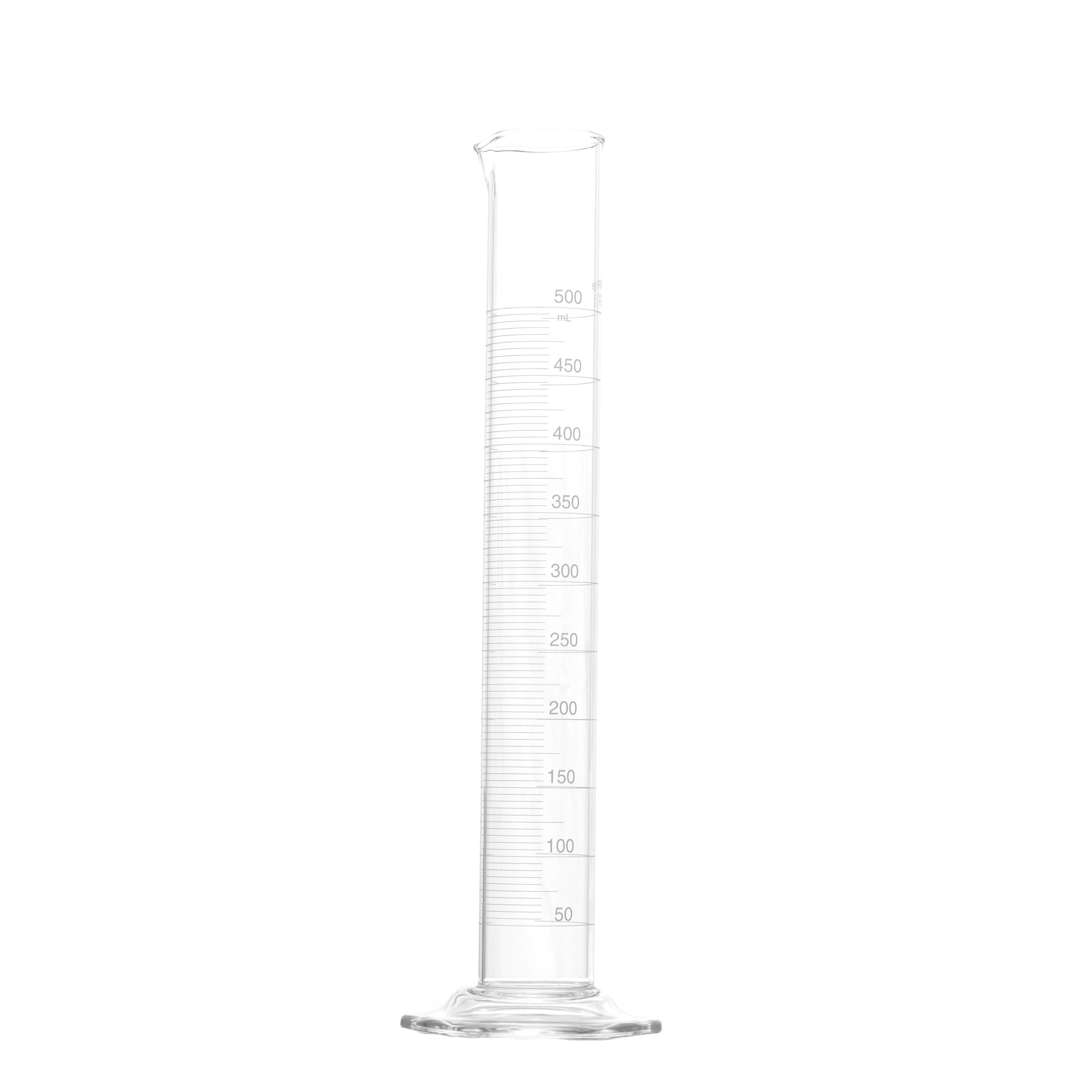 PROBETA GRADUADA DE 500ml CLASE B ASTM. PYREX