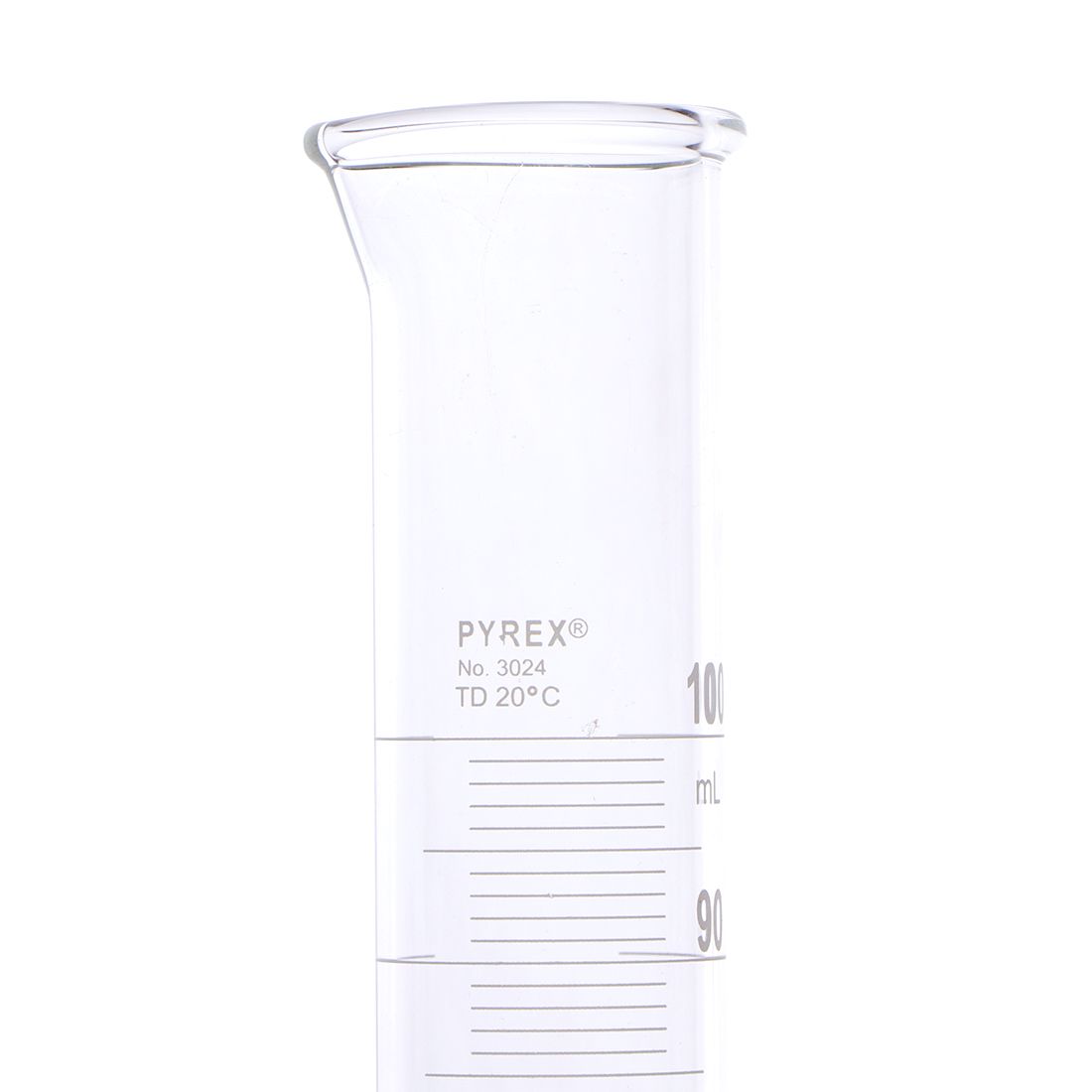 PROBETA GRADUADA DE 100ml CLASE B ASTM. PYREX