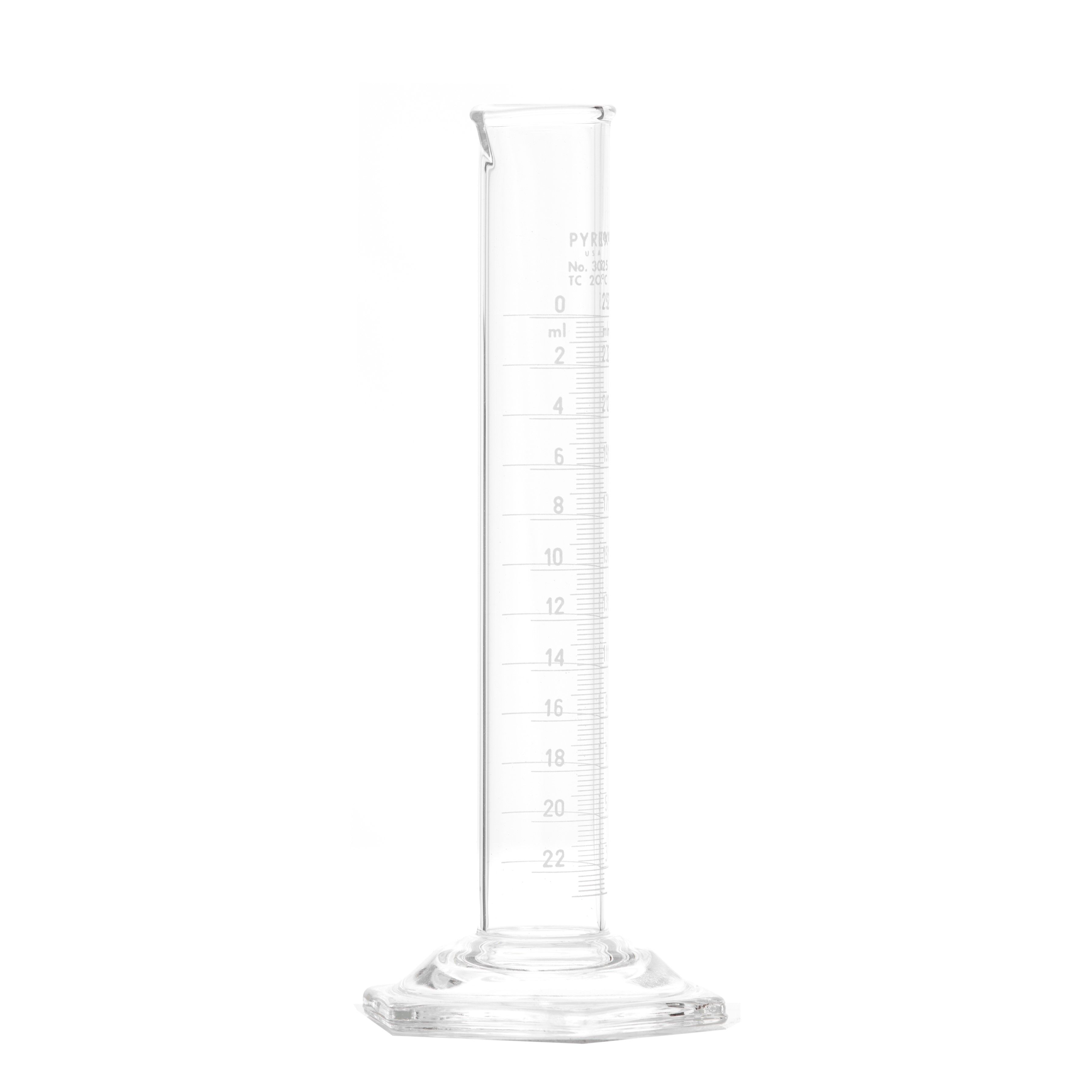 PROBETA GRADUADA DE 25ml. PYREX