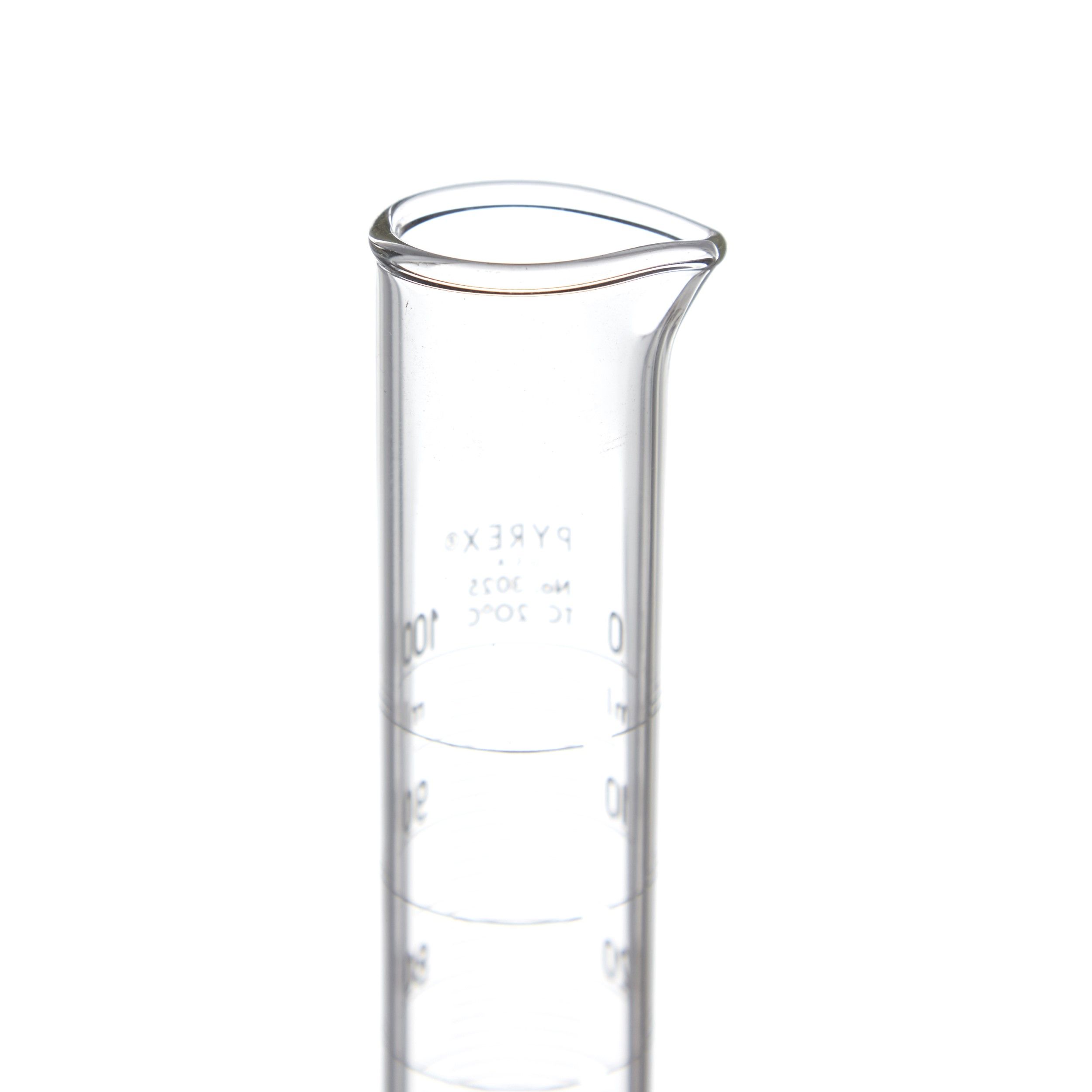 PROBETA GRADUADA DE 50ml. DOBLE ESCALA. PYREX
