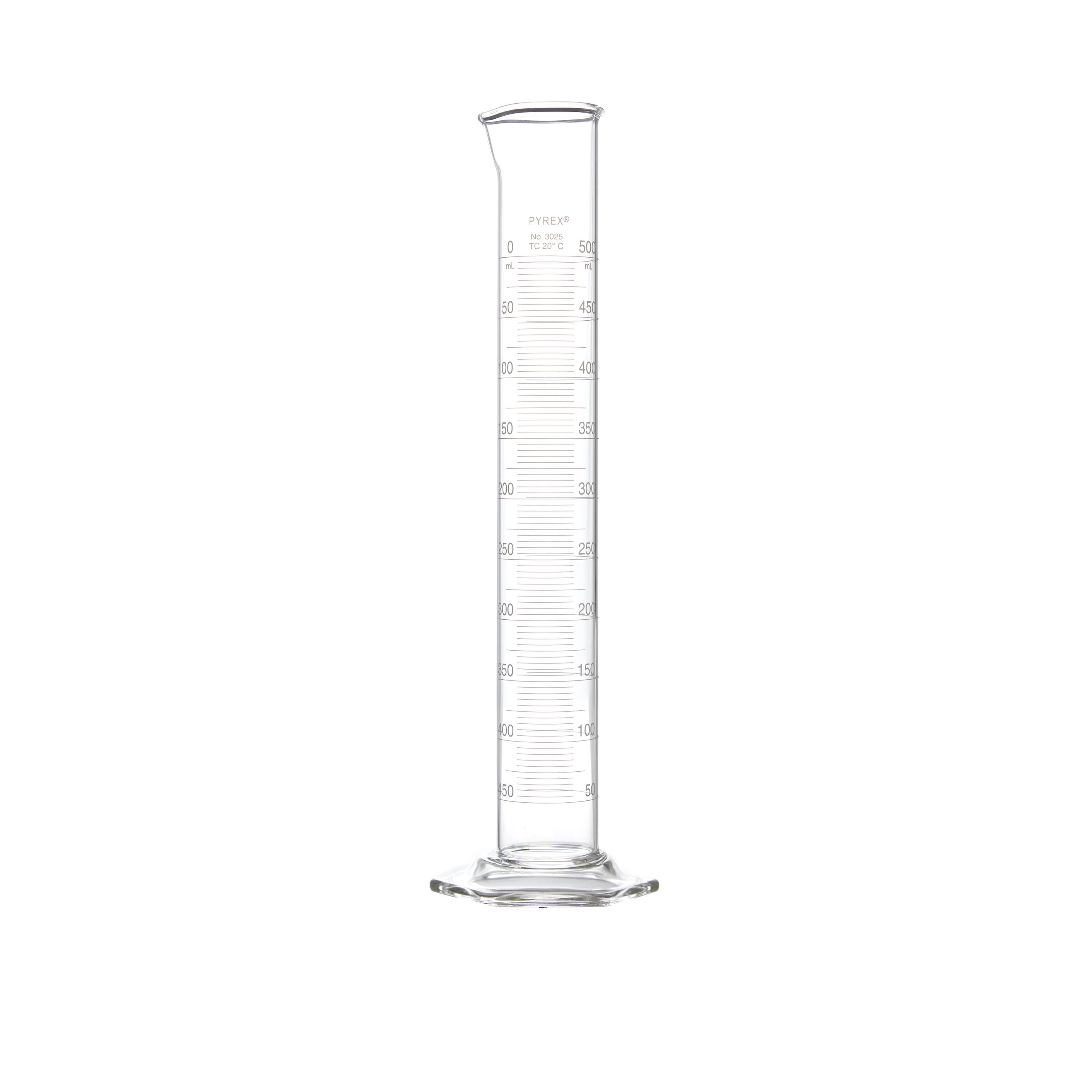 PROBETA GRADUADA DE 100ml. DOBLE ESCALA. PYREX