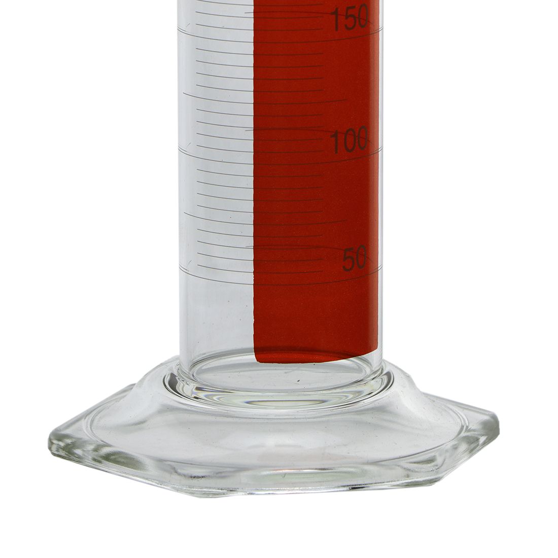 PROBETA GRADUADA DE 500ml CLASE B ASTM LÍNEA ROJA. PYREX