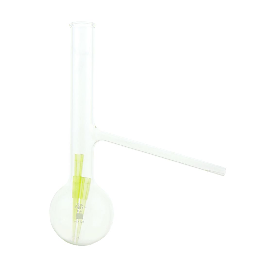 MATRAZ DE DESTILACIÓN DE 50ml. PYREX
