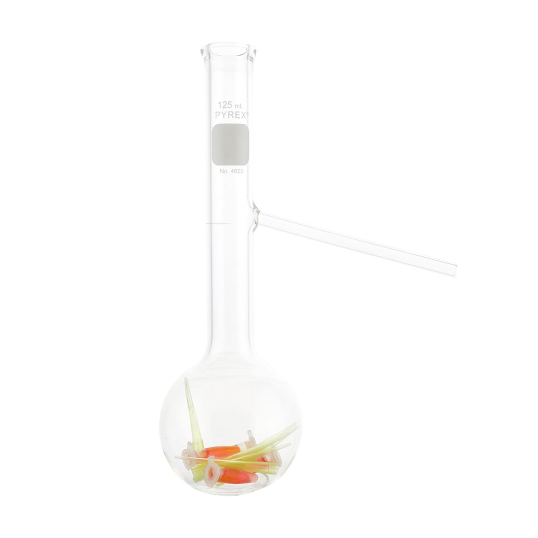 MATRAZ DE DESTILACIÓN DE 125ml. PYREX