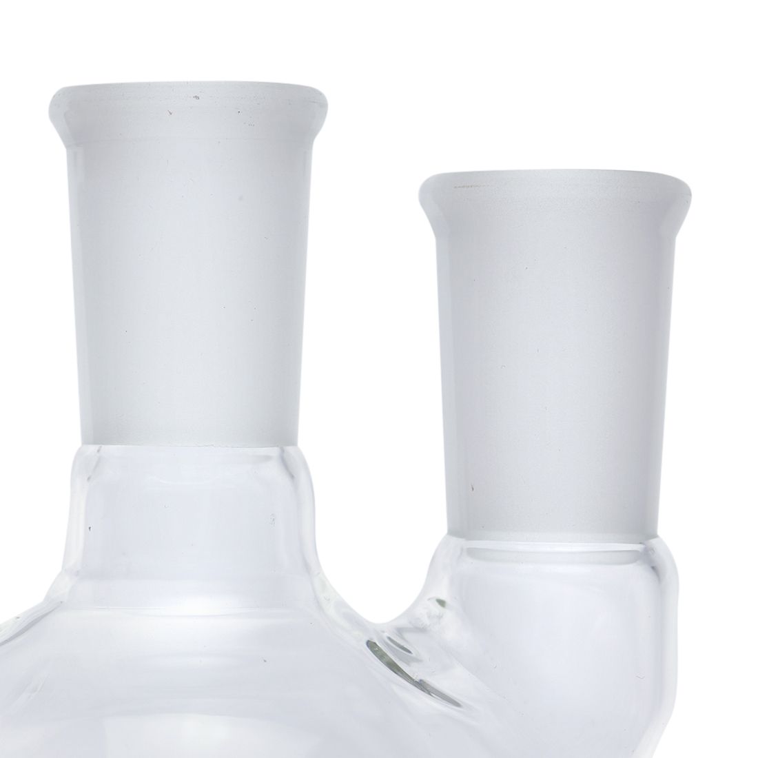MATRAZ DE DESTILACIÓN DE 250ml CON TRES BOCAS VERTICALES. PYREX