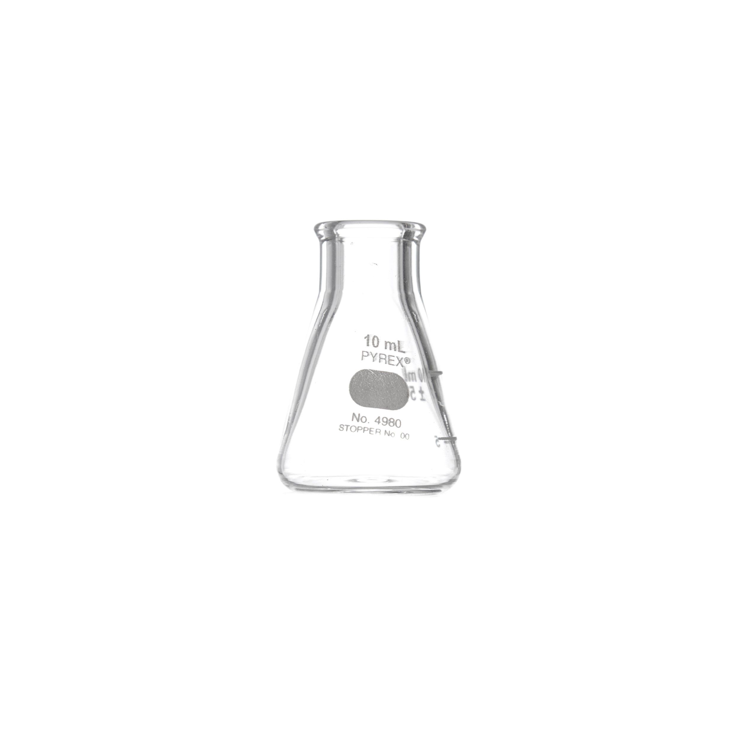 MATRAZ ERLENMEYER DE 10ml. PYREX