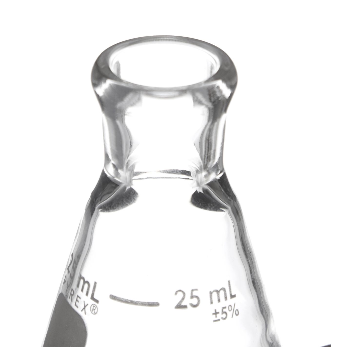 MATRAZ ERLENMEYER DE 25ml. PYREX