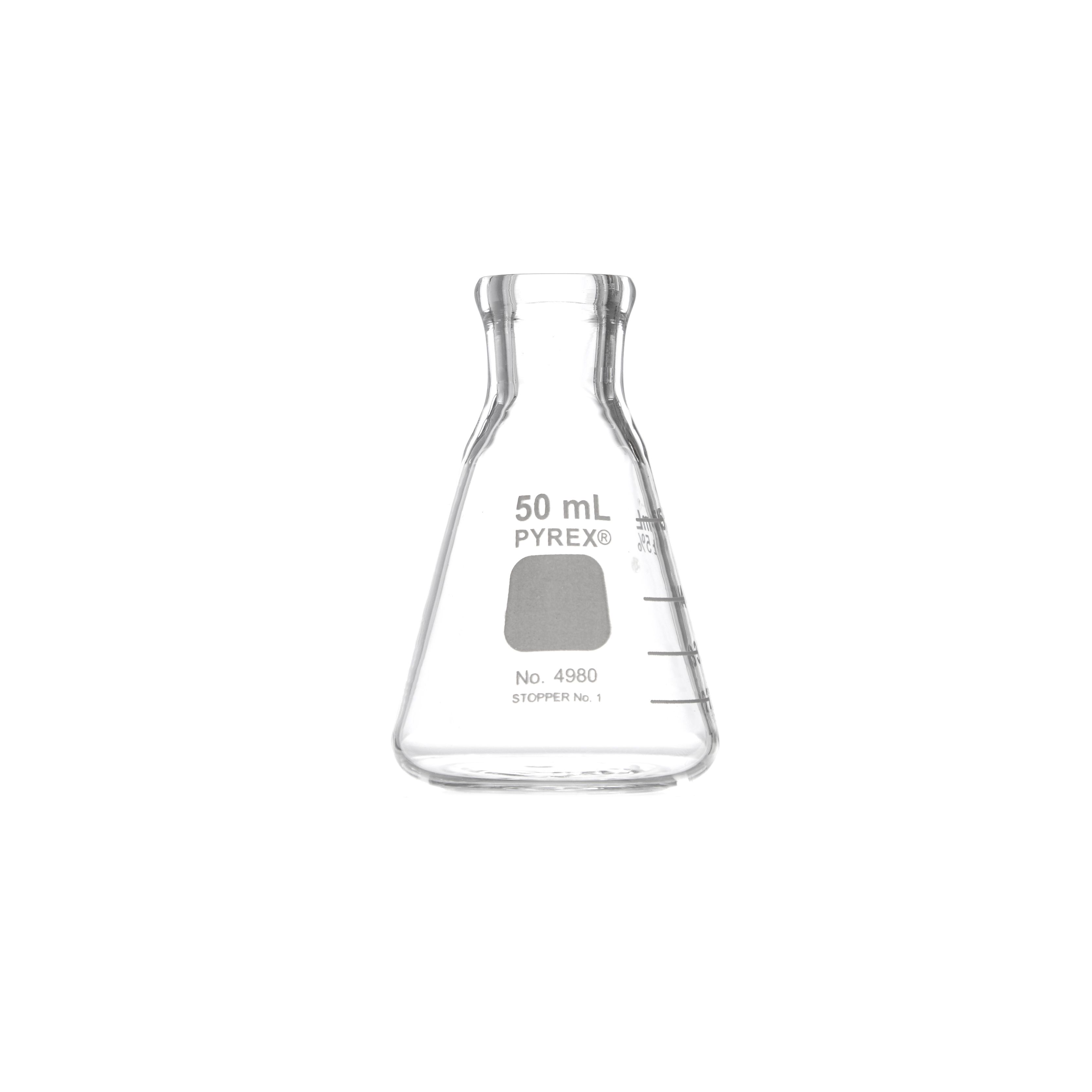 MATRAZ ERLENMEYER DE 50ml. PYREX
