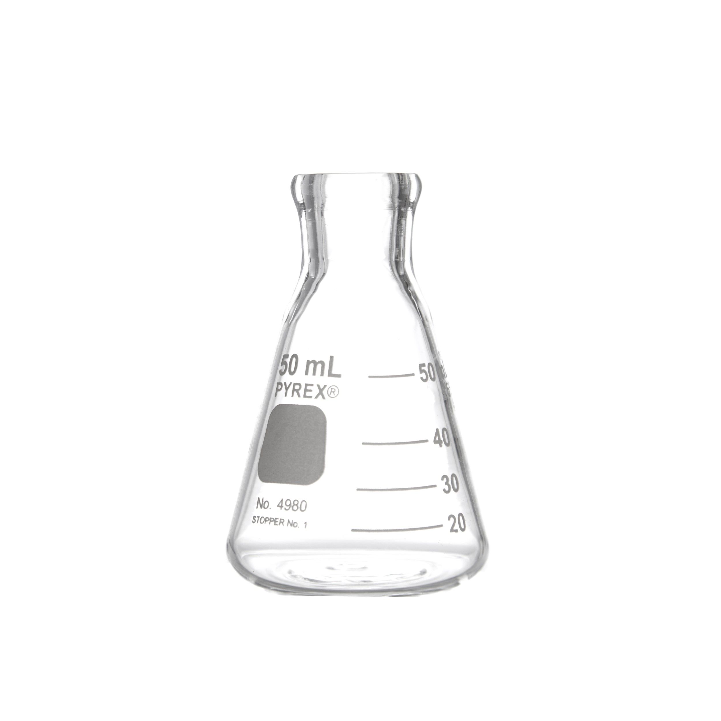 MATRAZ ERLENMEYER DE 50ml. PYREX