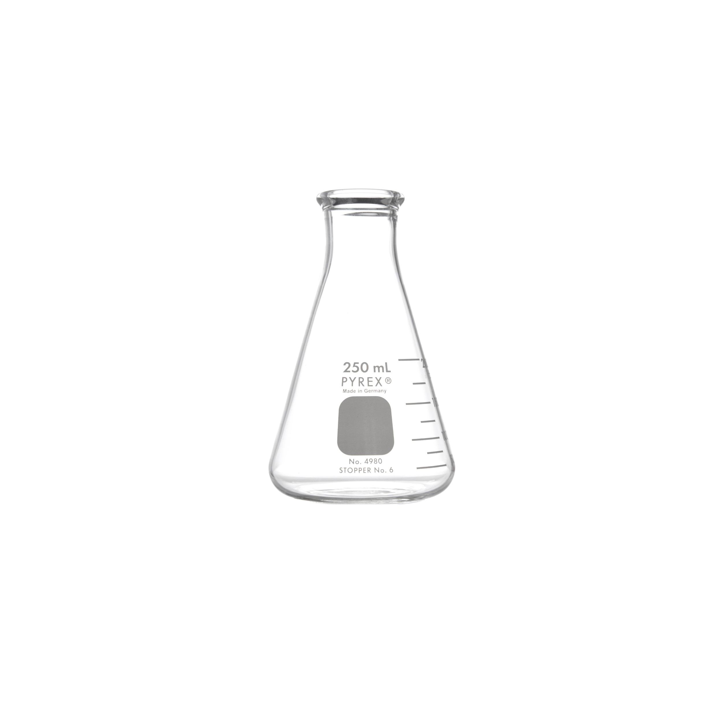 MATRAZ ERLENMEYER DE 250ml. PYREX