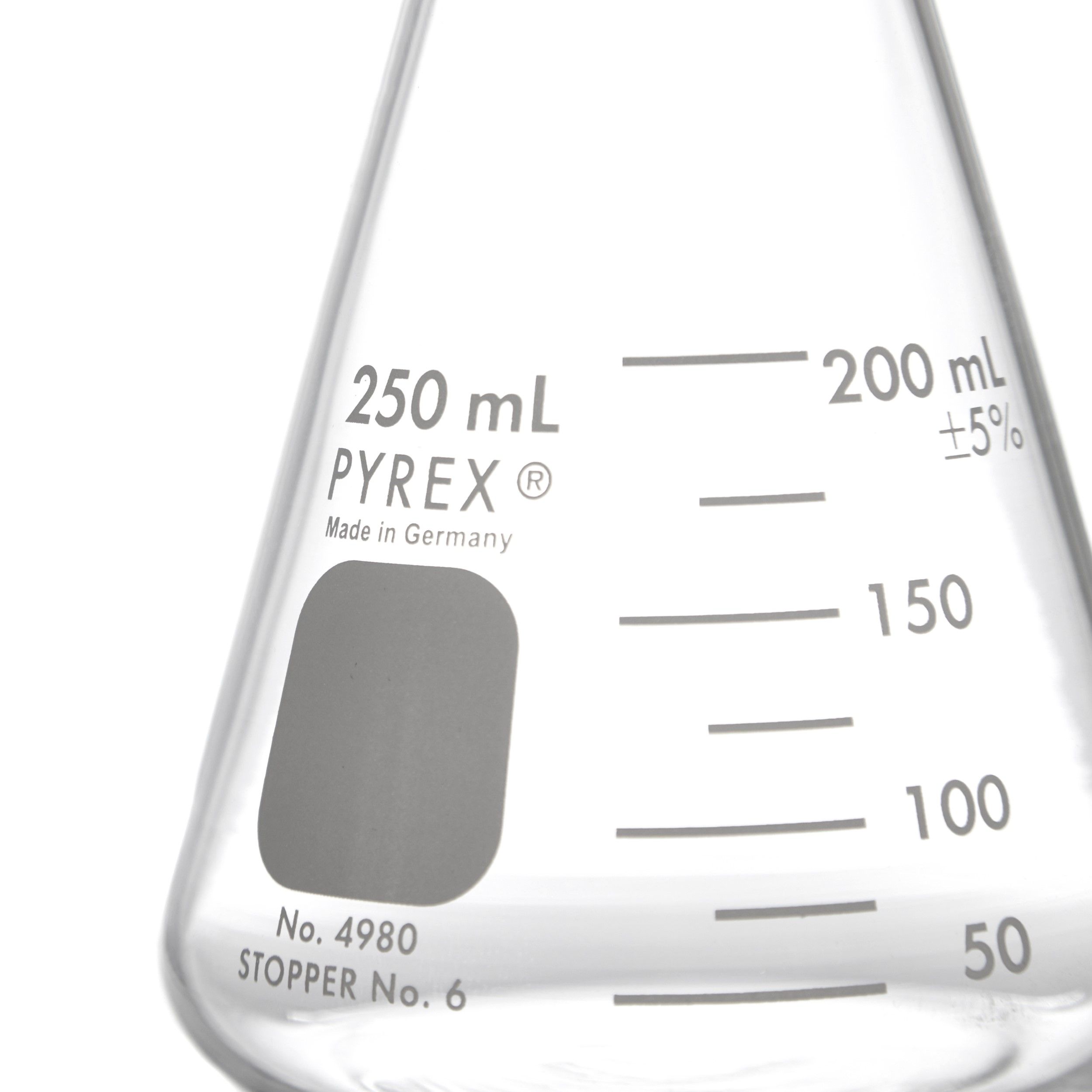 MATRAZ ERLENMEYER DE 250ml. PYREX