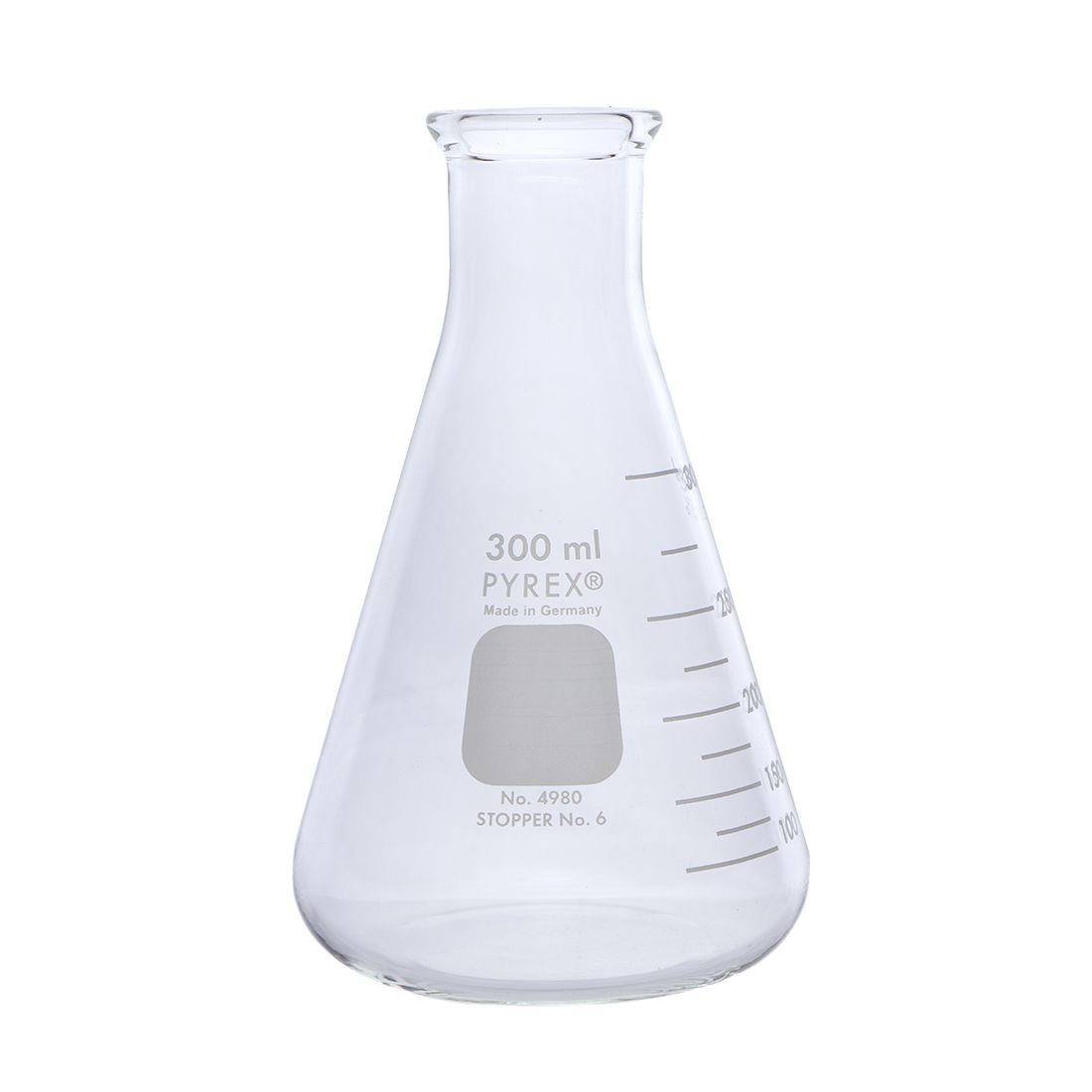 MATRAZ ERLENMEYER DE 300ml. PYREX