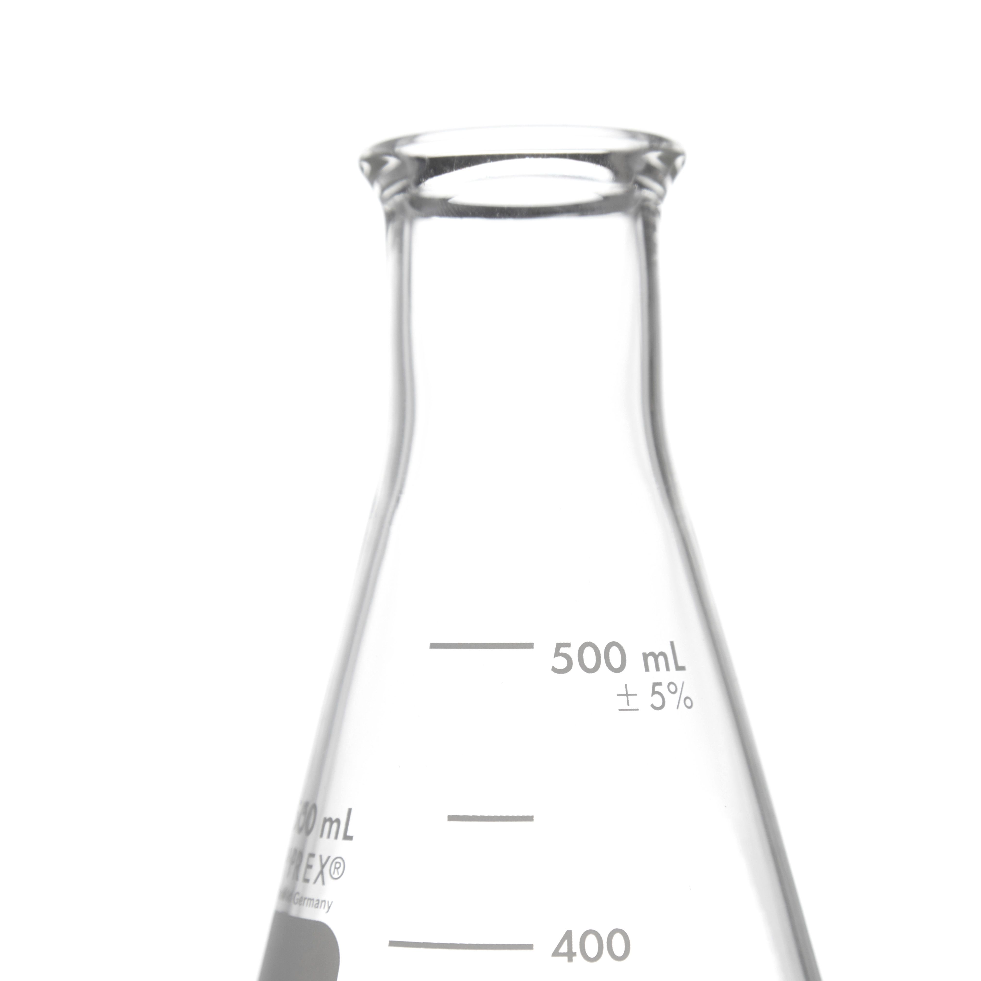 MATRAZ ERLENMEYER DE 500ml. PYREX