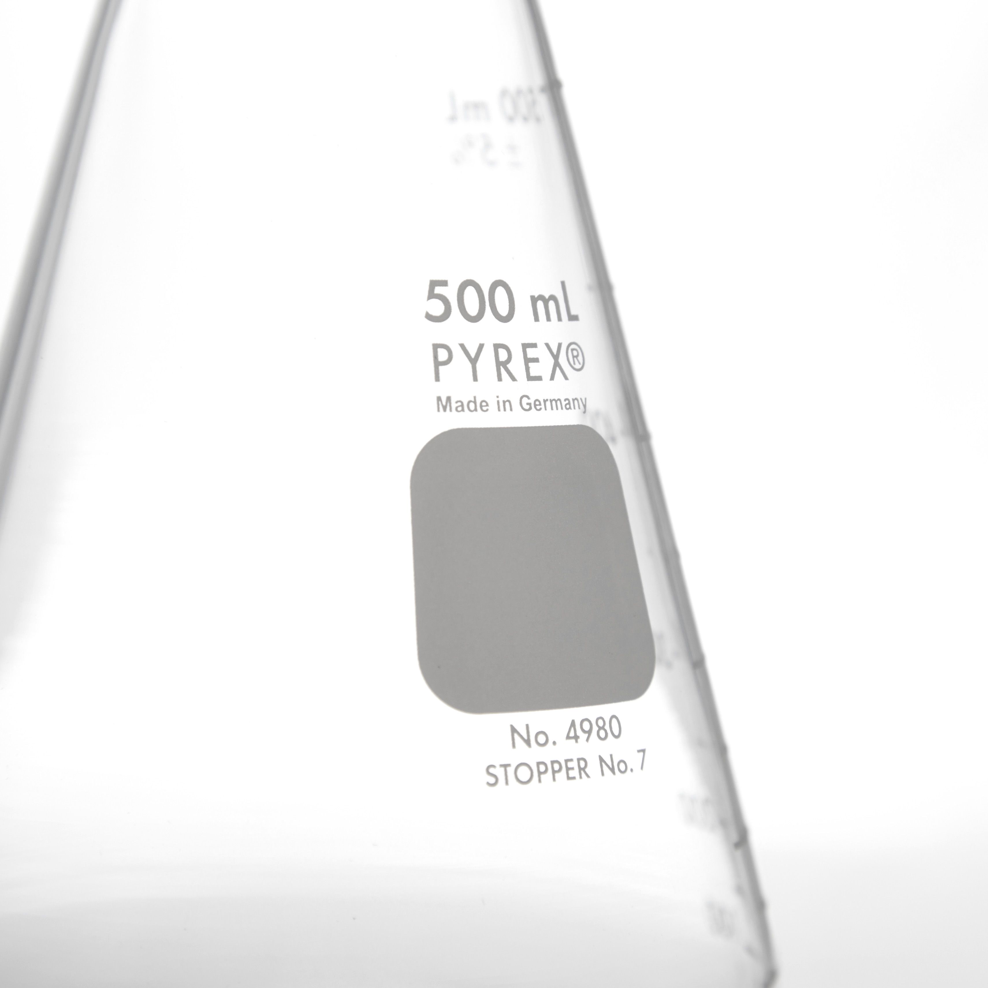 MATRAZ ERLENMEYER DE 500ml. PYREX