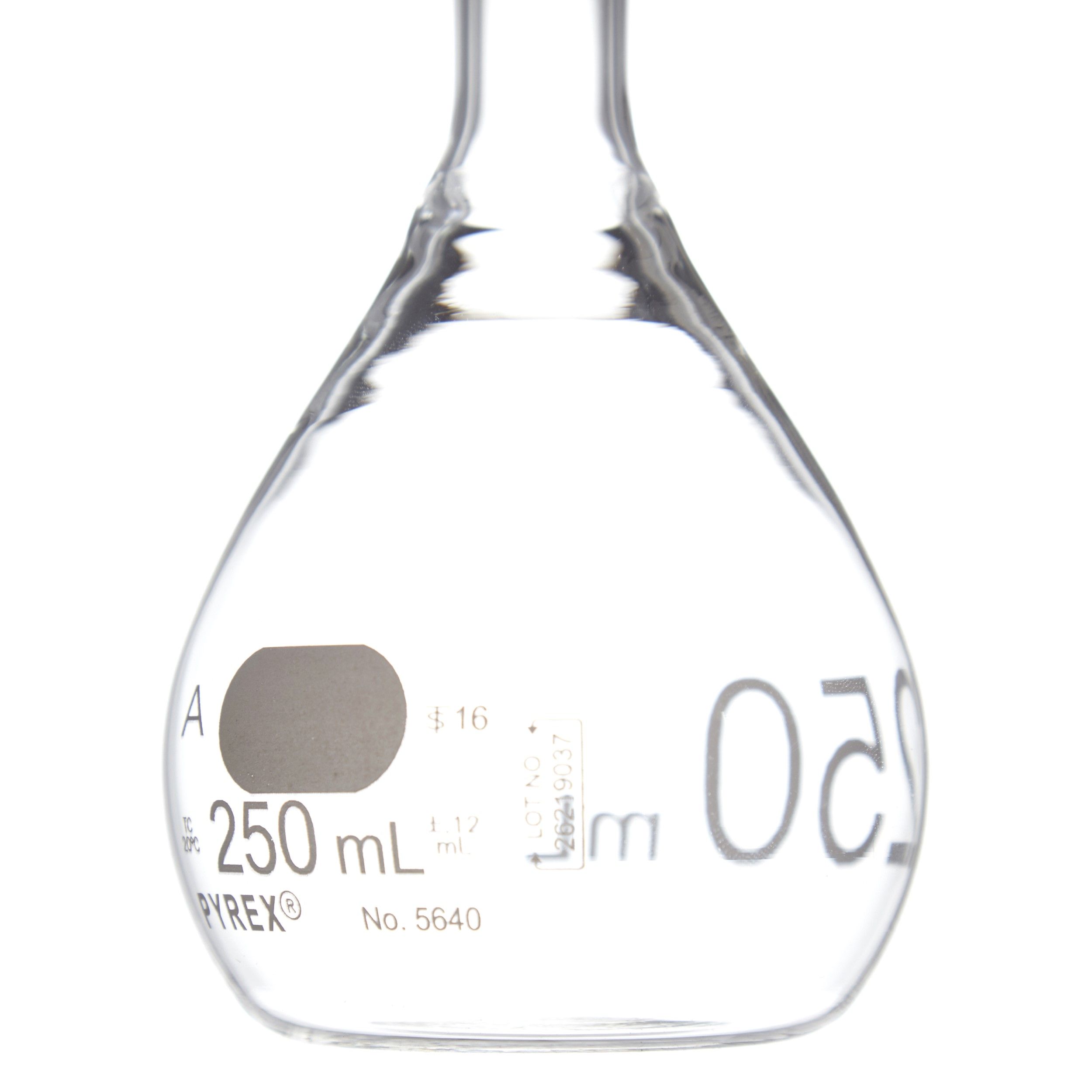 MATRAZ VOLUMÉTRICO DE 250ml CLASE A ASTM. PYREX