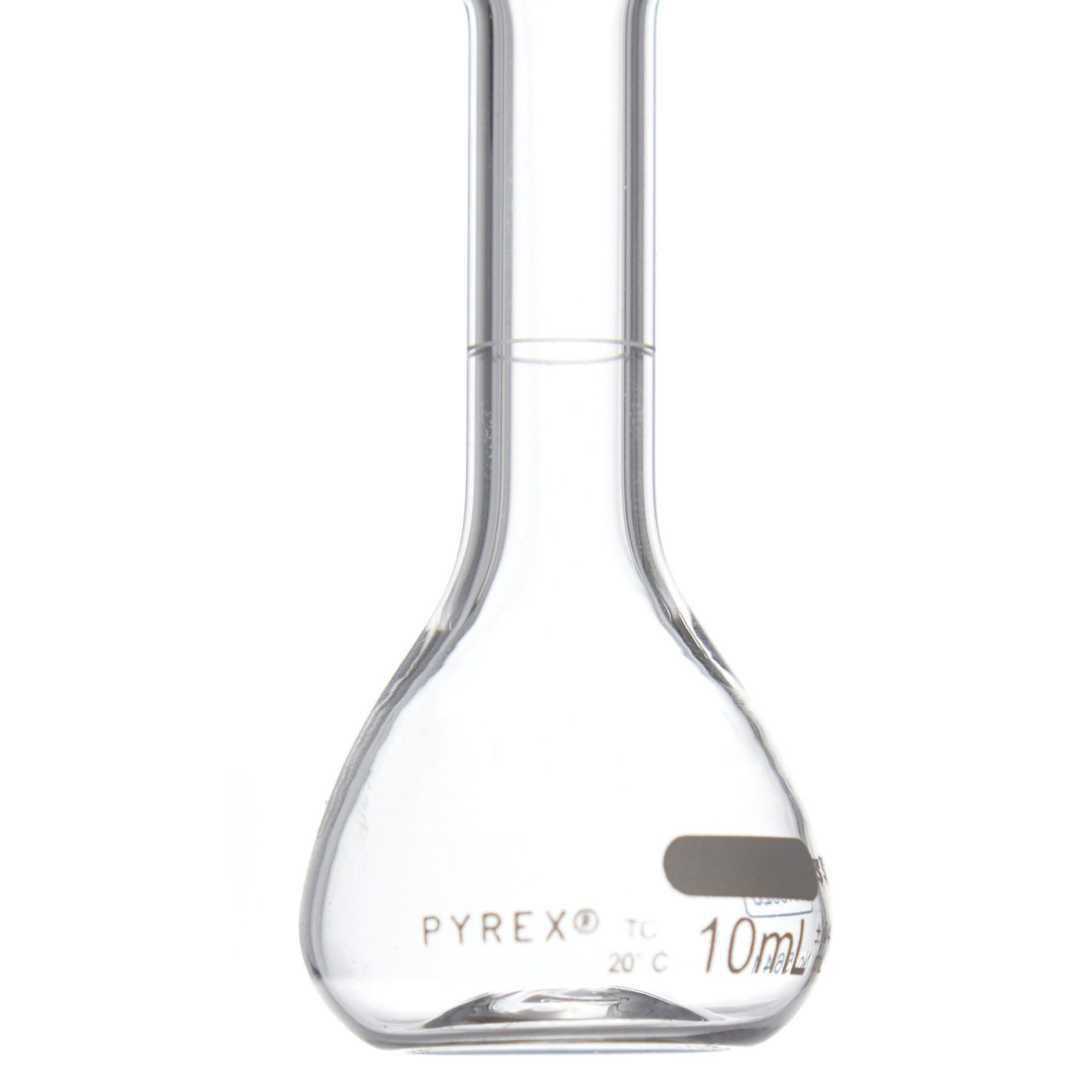MATRAZ VOLUMÉTRICO DE 10ml CLASE B ASTM. PYREX