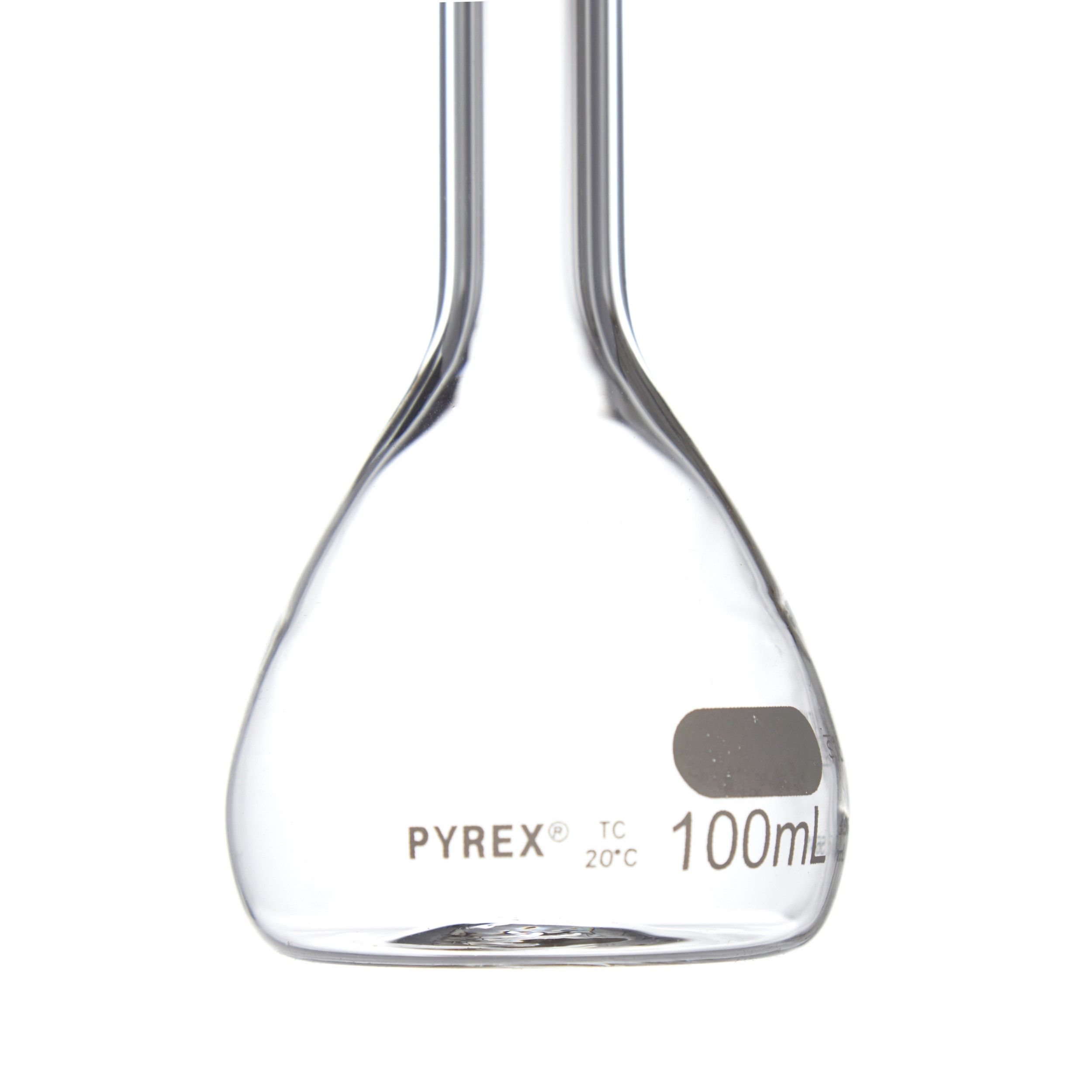 MATRAZ VOLUMÉTRICO DE 100ml CLASE B ASTM. PYREX