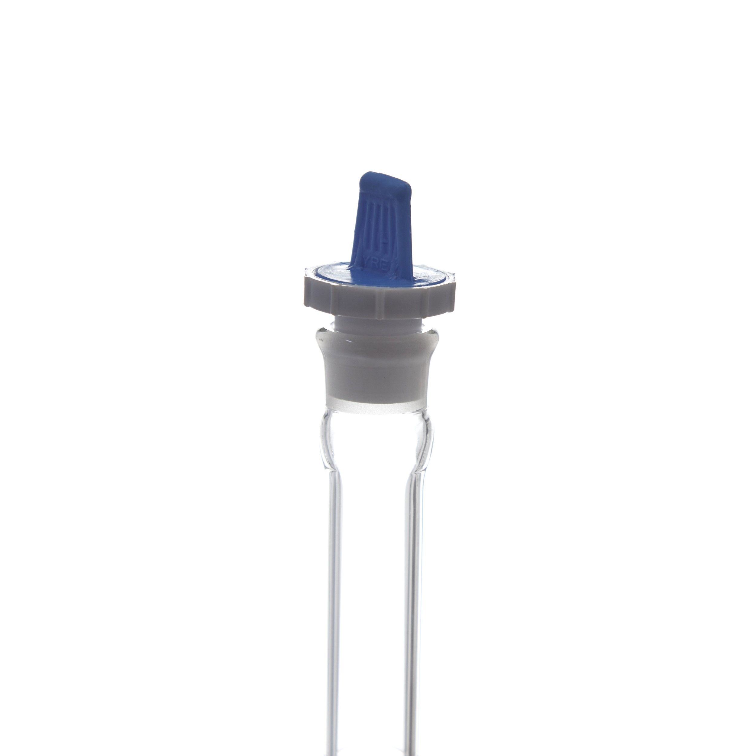MATRAZ VOLUMÉTRICO DE 250ml CLASE A ASTM. TAPÓN DE PLÁSTICO. PYREX