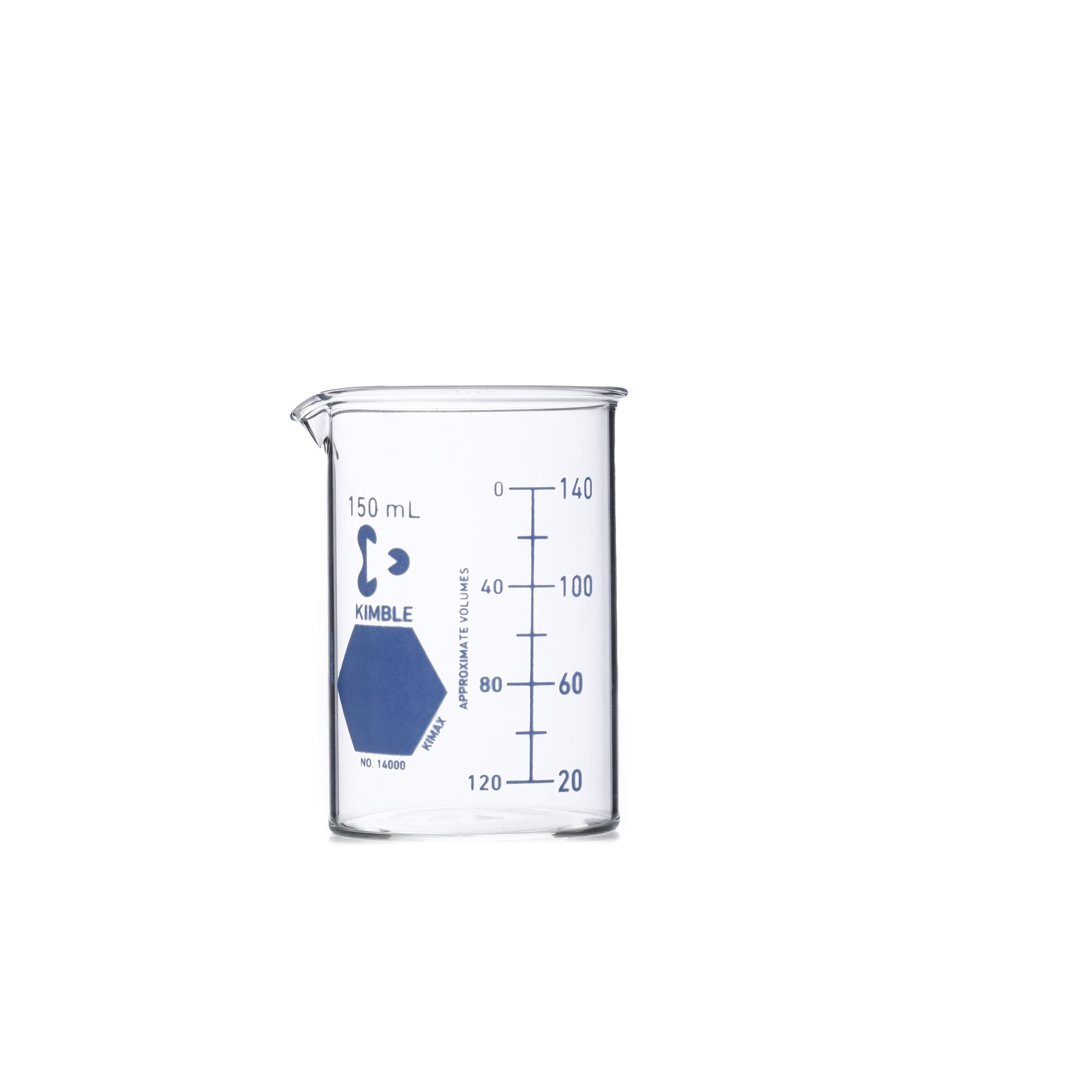 VASO DE PRECIPITADO DE 150ml (AZUL). KIMAX