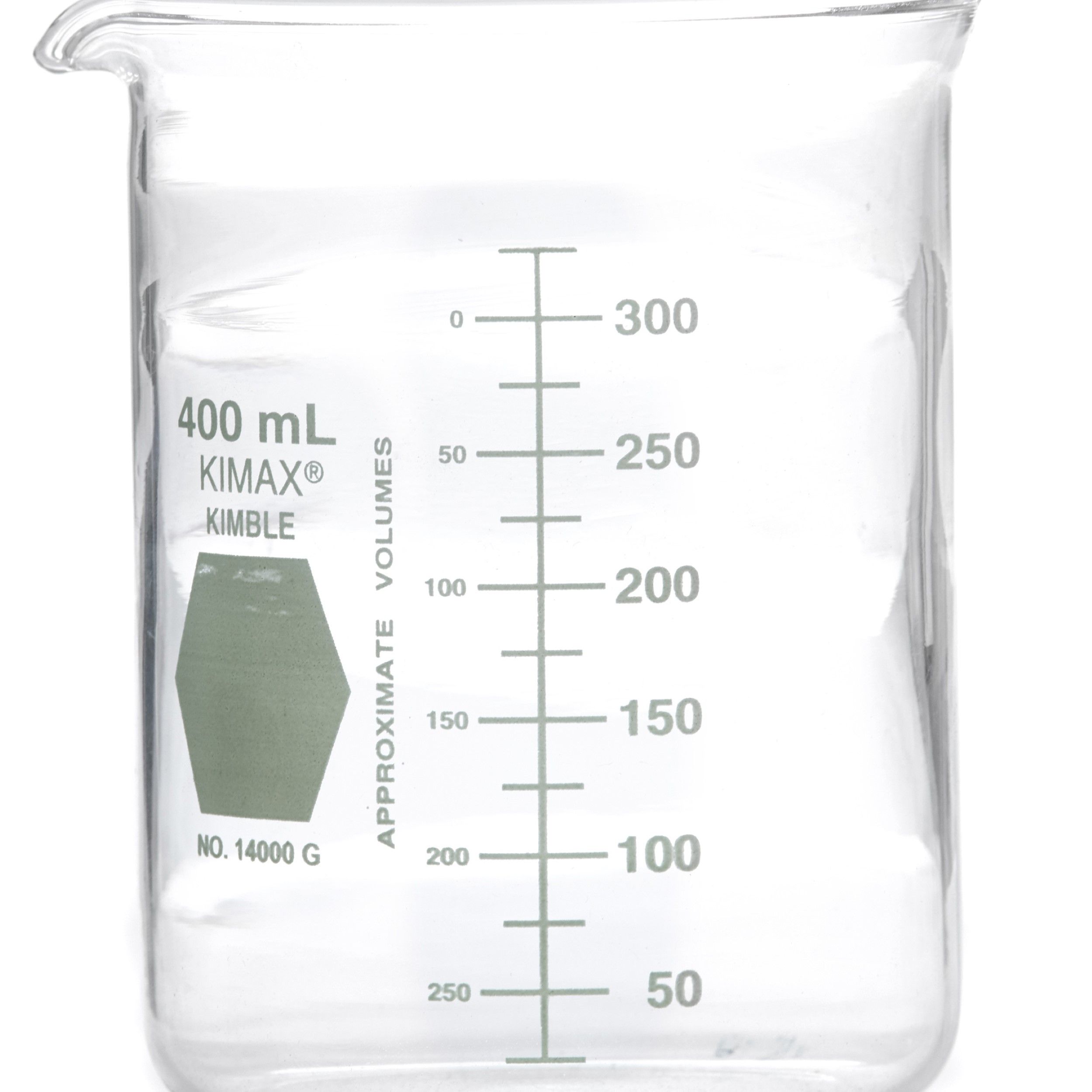 VASO DE PRECIPITADO DE 400ml (VERDE). KIMAX