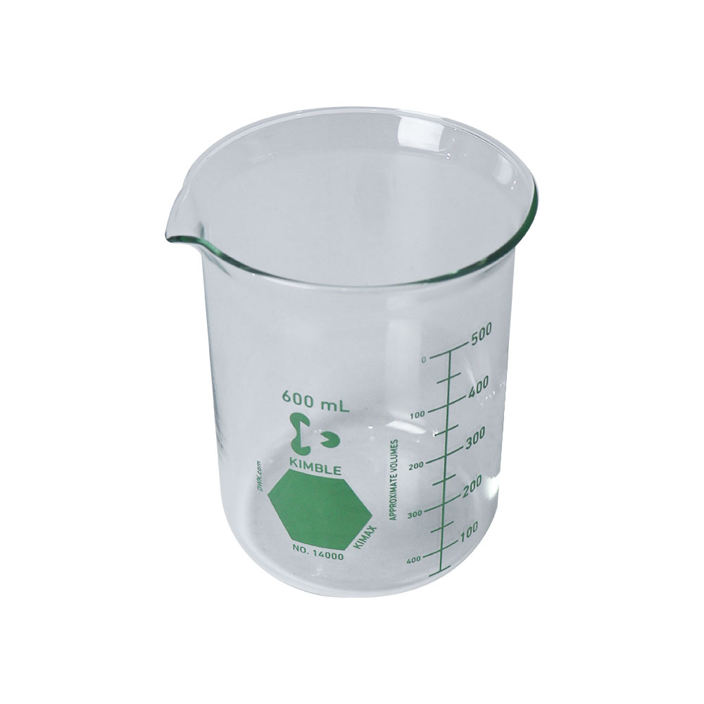 VASO DE PRECIPITADO DE 600 ml (VERDE). KIMAX