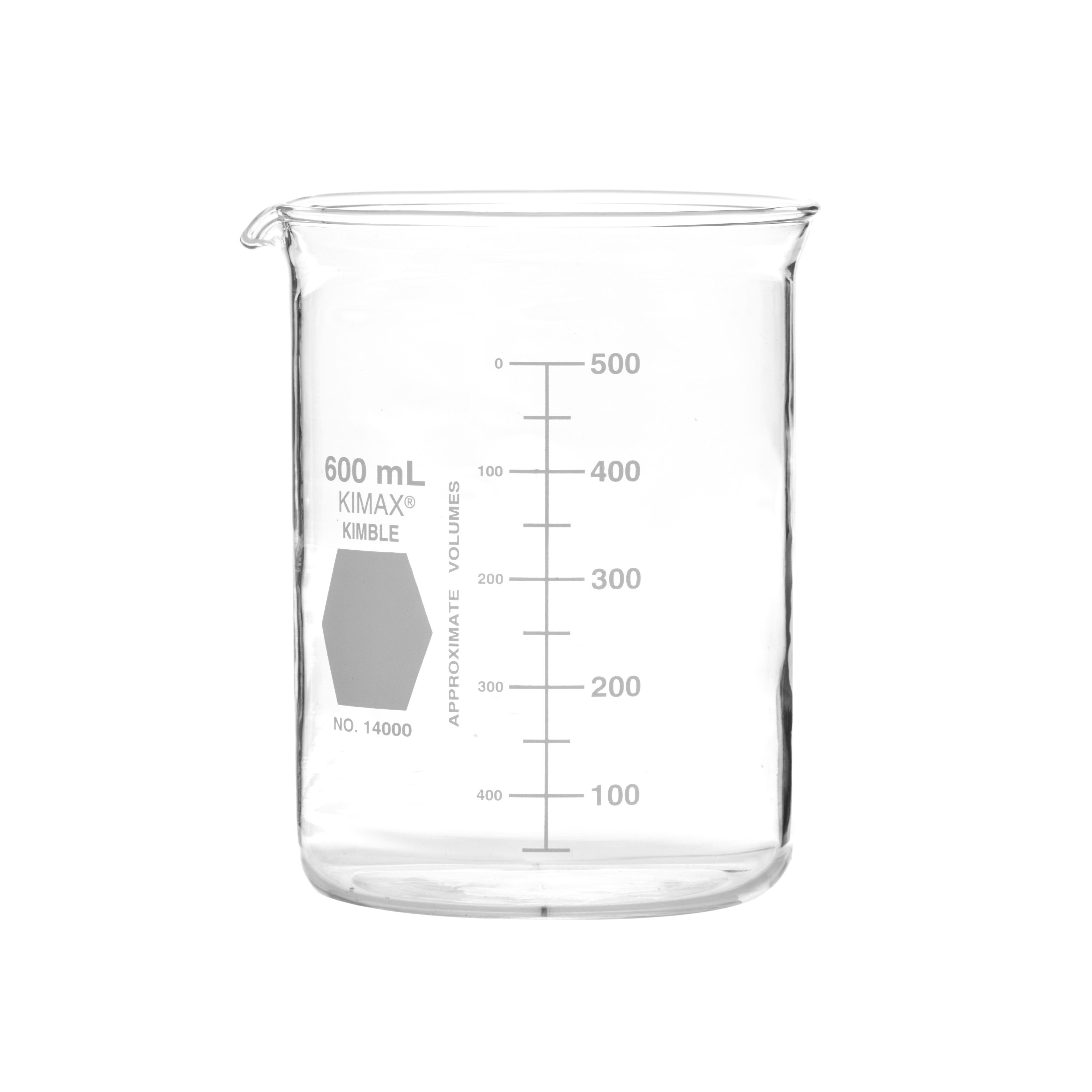 JUEGO DE VASOS DE PRECIPITADO 50, 100, 250, 600 Y 1000ml. KIMAX