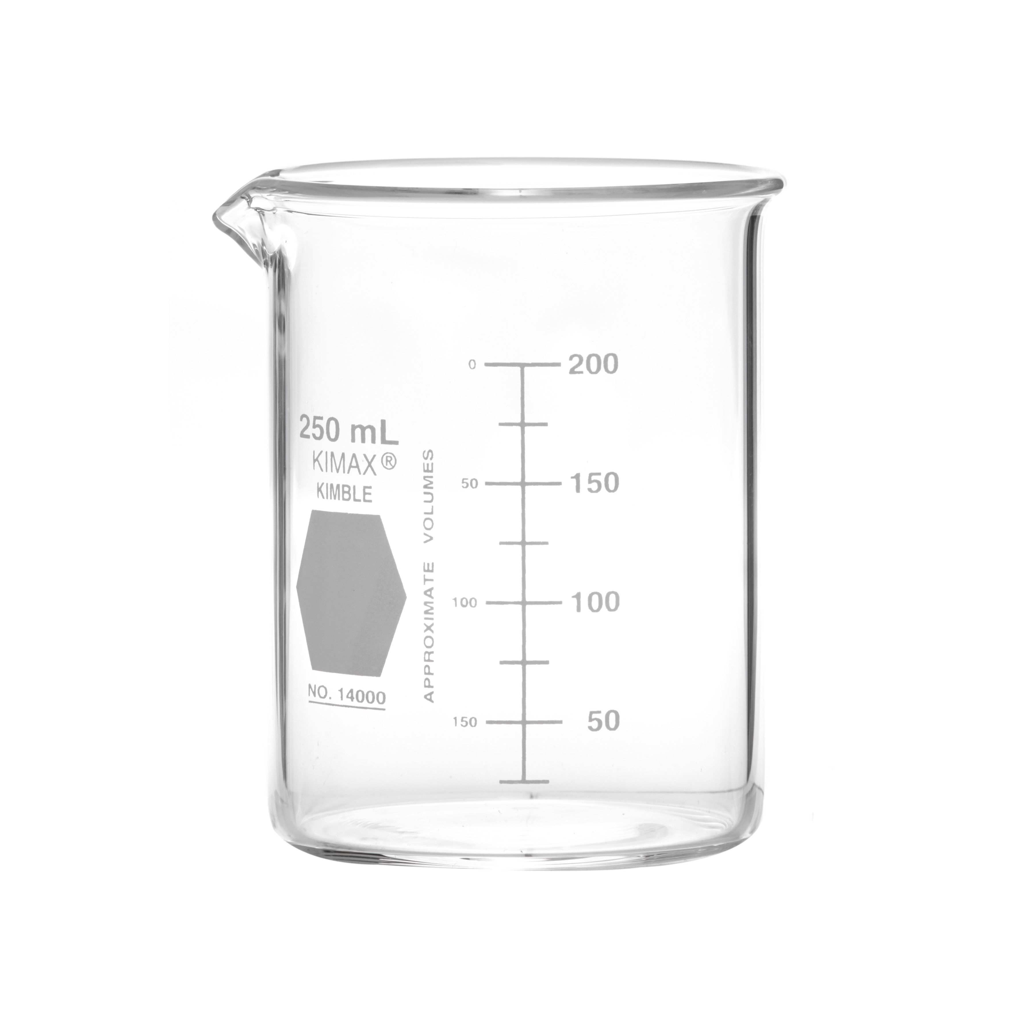 JUEGO DE VASOS DE PRECIPITADO 50, 100, 250, 600 Y 1000ml. KIMAX