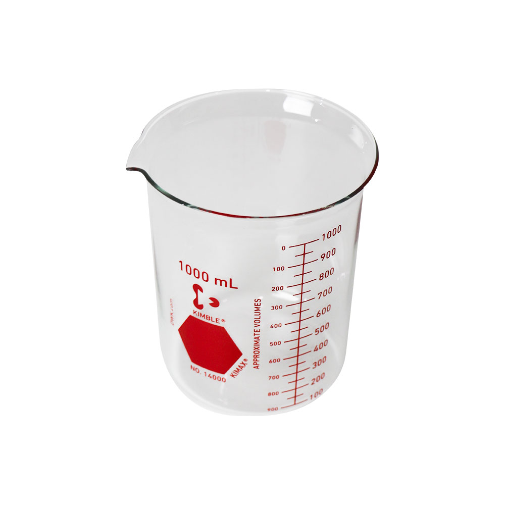 VASO DE PRECIPITADO DE 1 l (ROJO). KIMAX