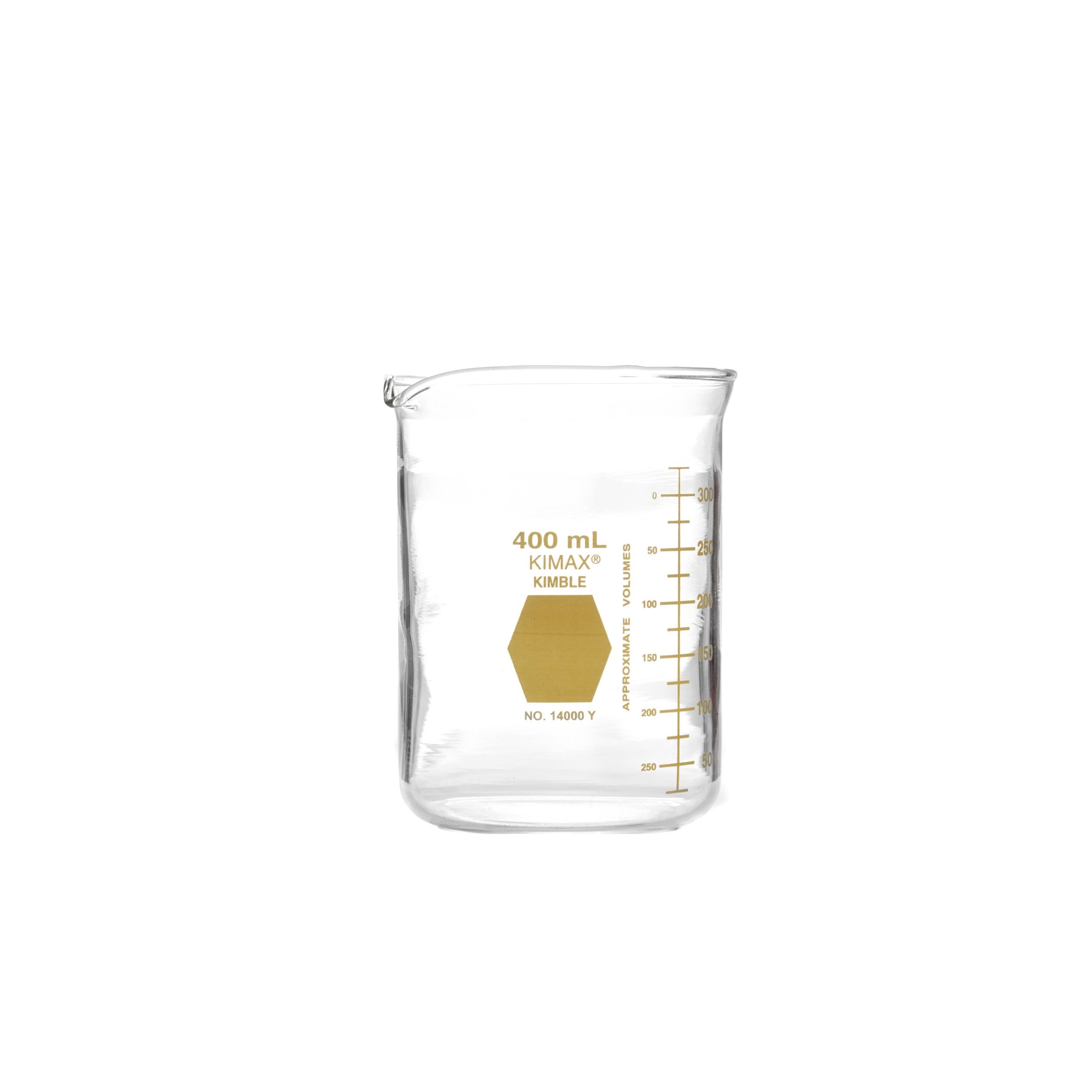 VASO DE PRECIPITADO DE 400ml (AMARILLO). KIMAX