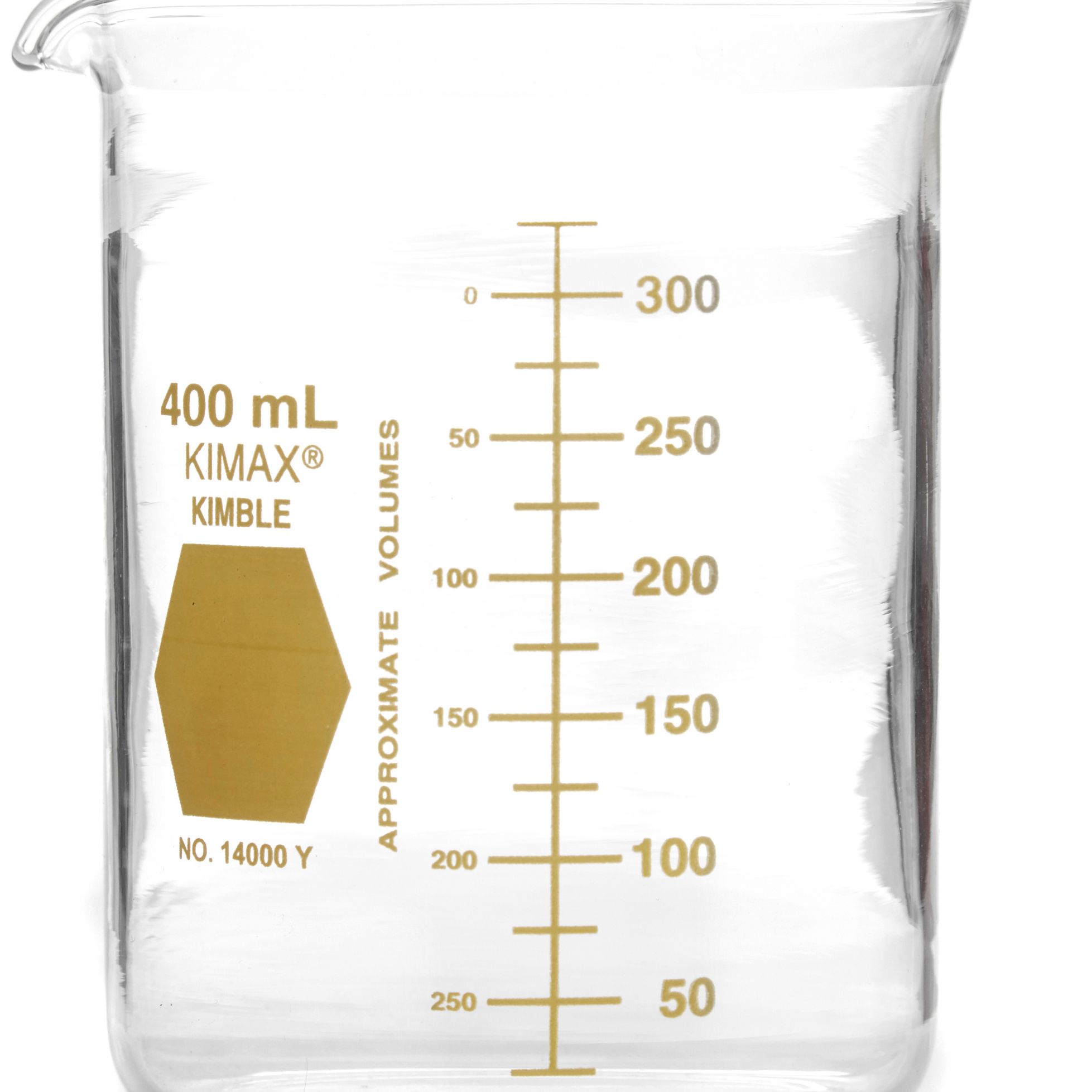 VASO DE PRECIPITADO DE 400ml (AMARILLO). KIMAX