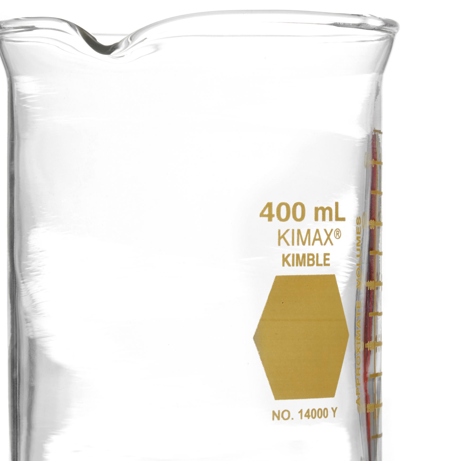 VASO DE PRECIPITADO DE 400ml (AMARILLO). KIMAX