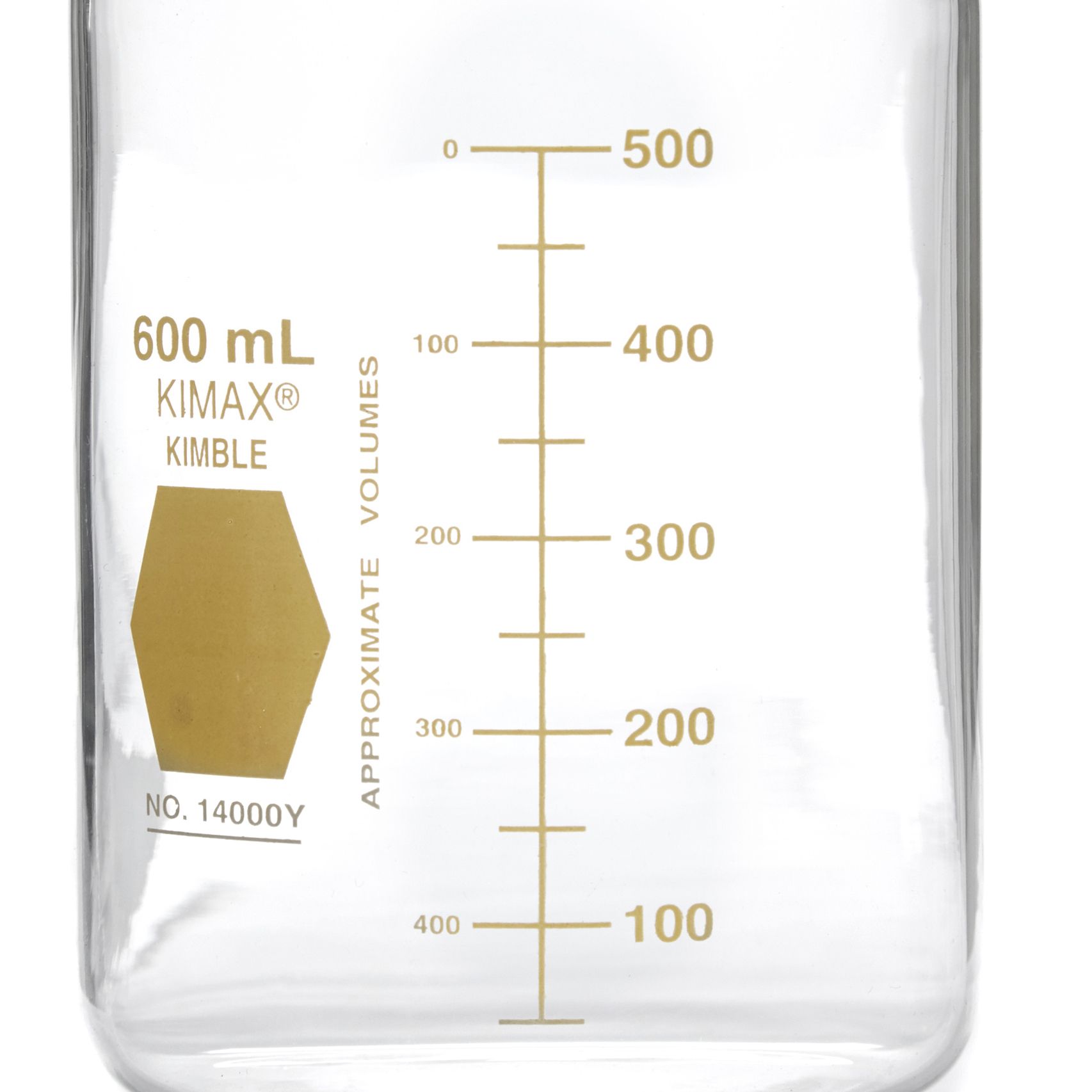 VASO DE PRECIPITADO DE 600ml (AMARILLO). KIMAX