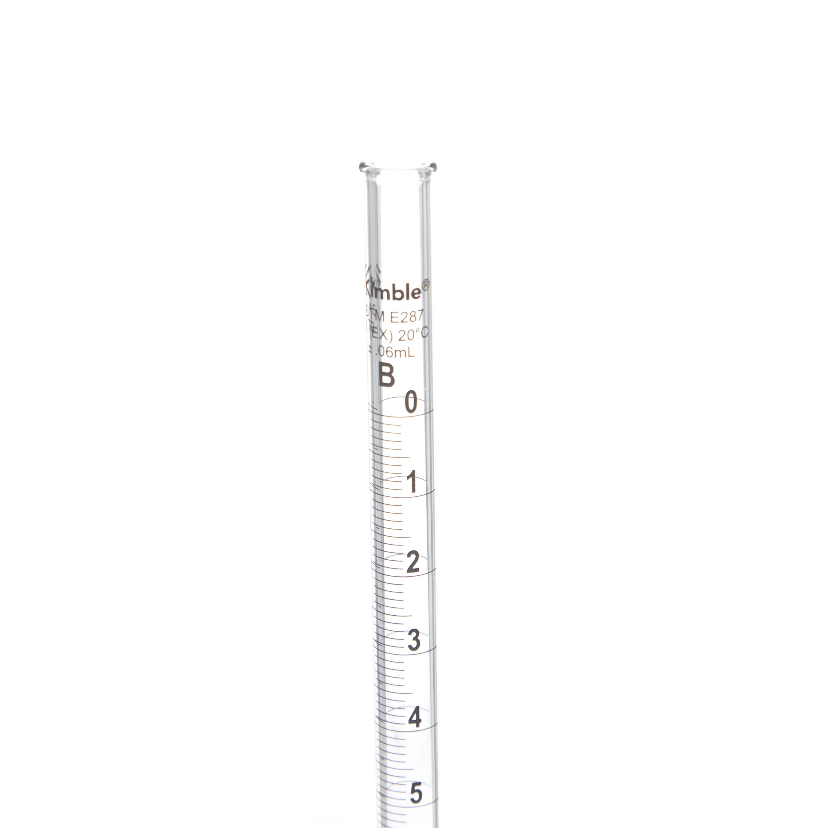 BURETA GRADUADA DE 25ml CLASE B ASTm. LLAVE DE PTFE. KIMAX