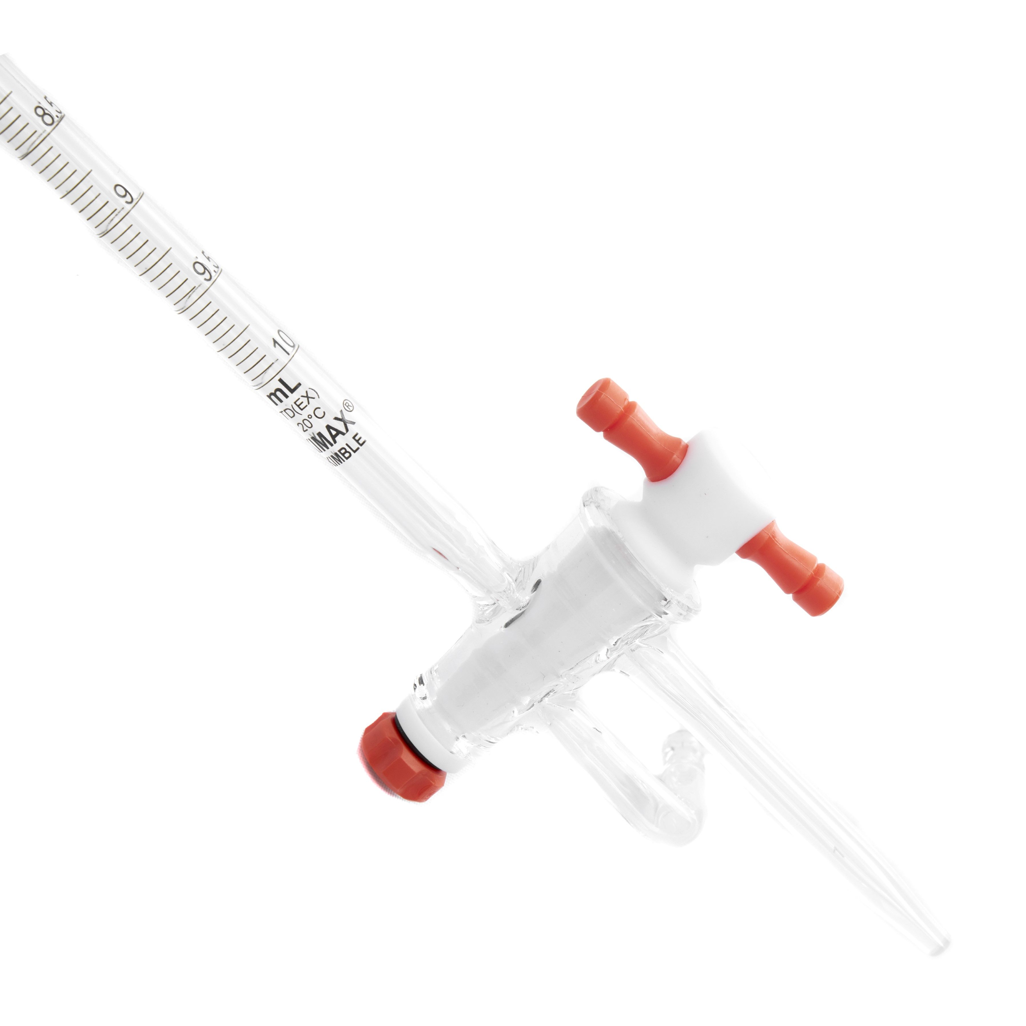 BURETA AUTOMÁTICA DE 10ml DE TRES VÍAS. KIMAX