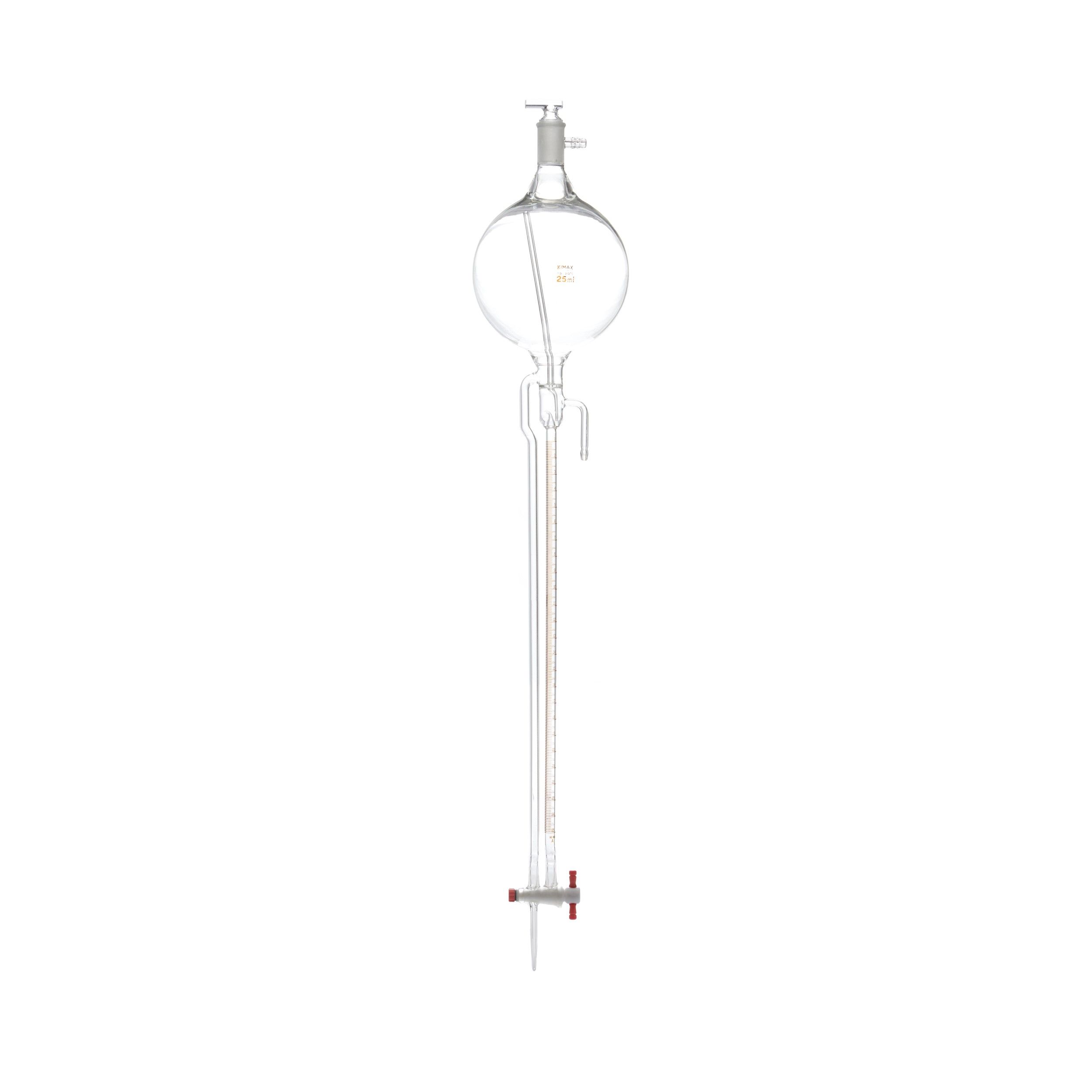 BURETA AUTOMÁTICA DE 25ml DE TRES VÍAS. RESERVORIO DE 1l. KIMAX