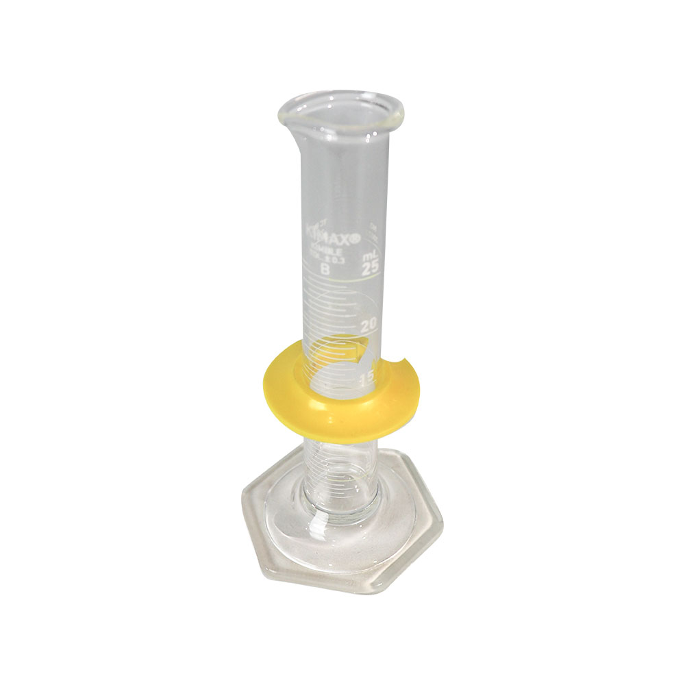 PROBETA GRADUADA DE 25 ml CLASE B ASTM CON PICO DE VERTIDO. KIMAX