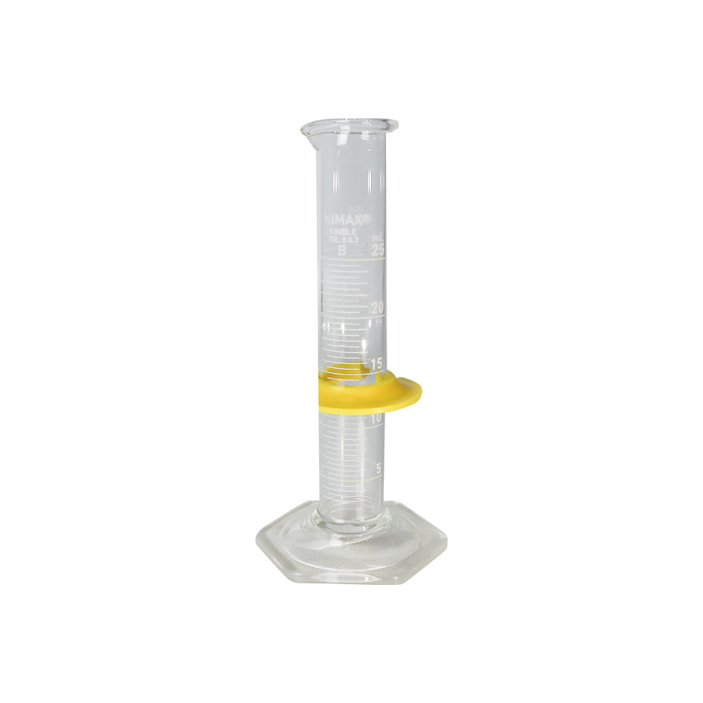 PROBETA GRADUADA DE 25 ml CLASE B ASTM CON PICO DE VERTIDO. KIMAX