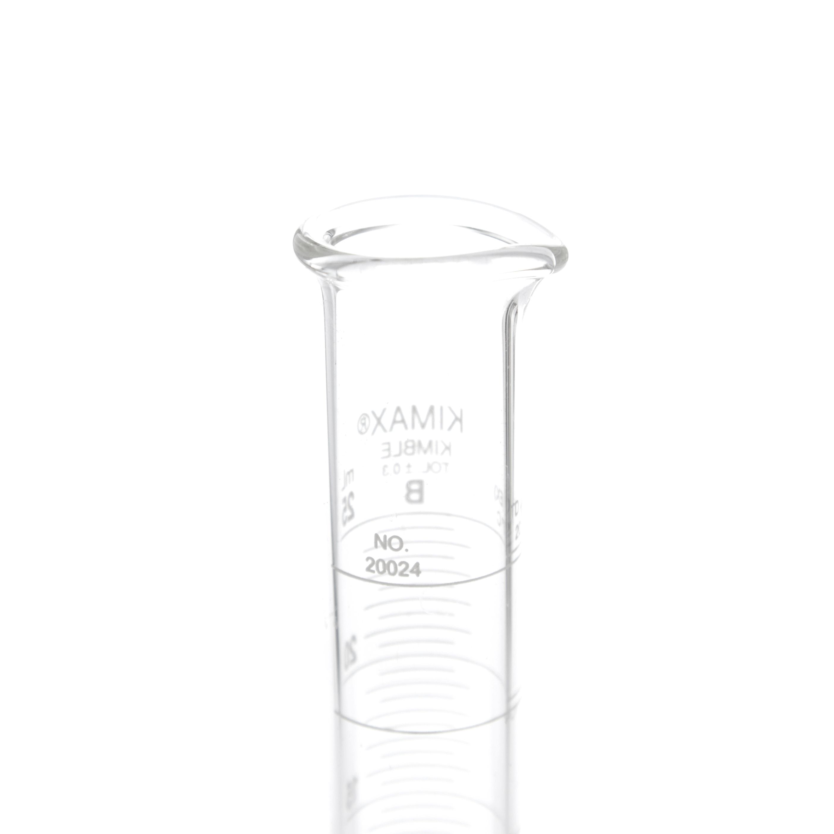 PROBETA GRADUADA DE 25ml CLASE B ASTM. KIMAX