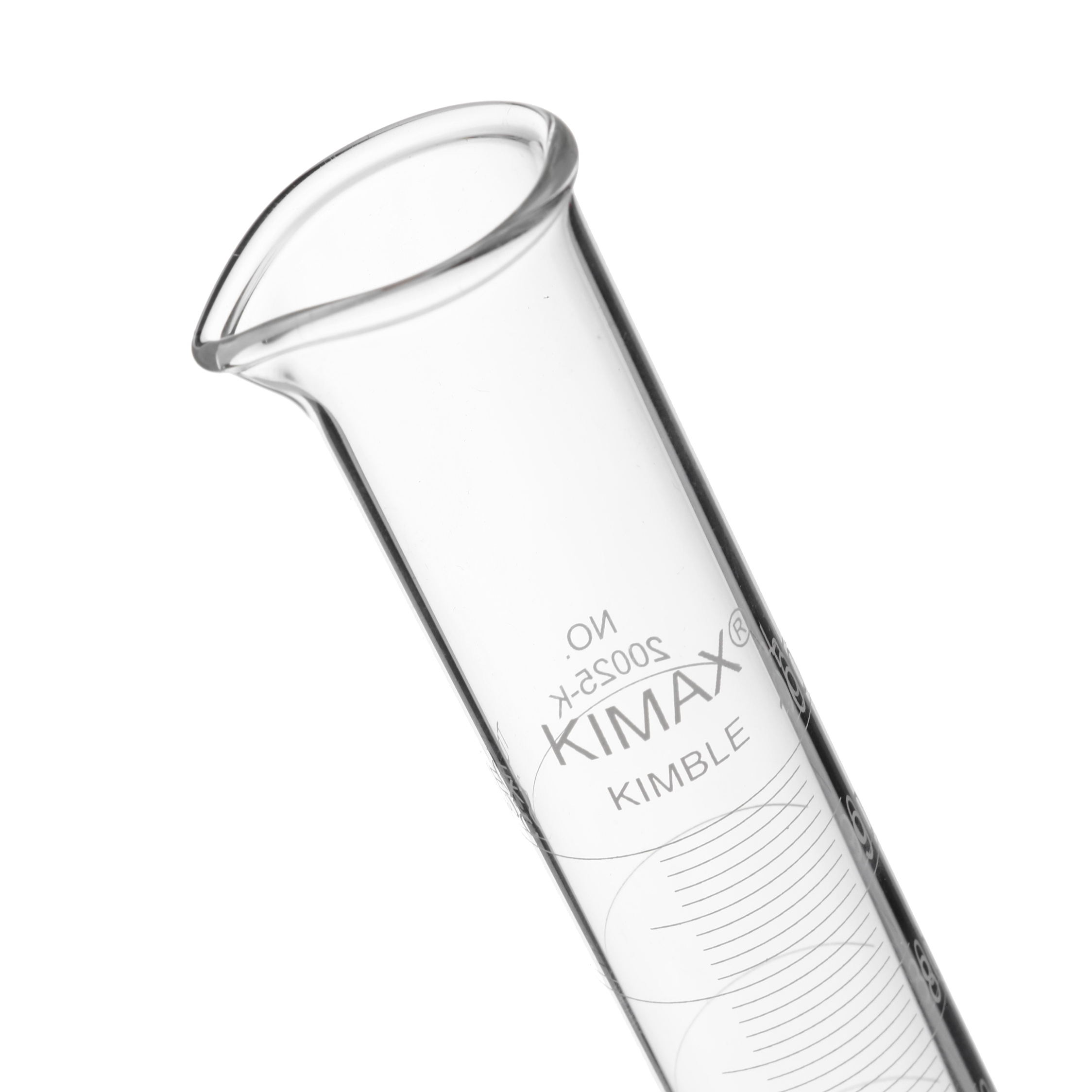 PROBETA GRADUADA DE 100ml CON BASE DE VIDRIO. KIMAX