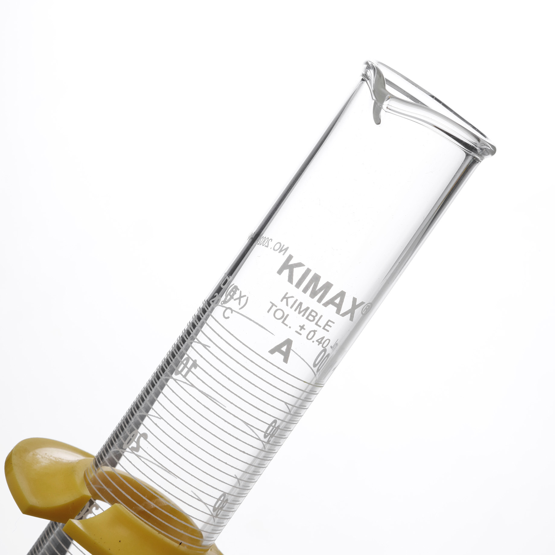 PROBETA CON GRADUACIÓN INVERSA DE 100 ml. KIMAX