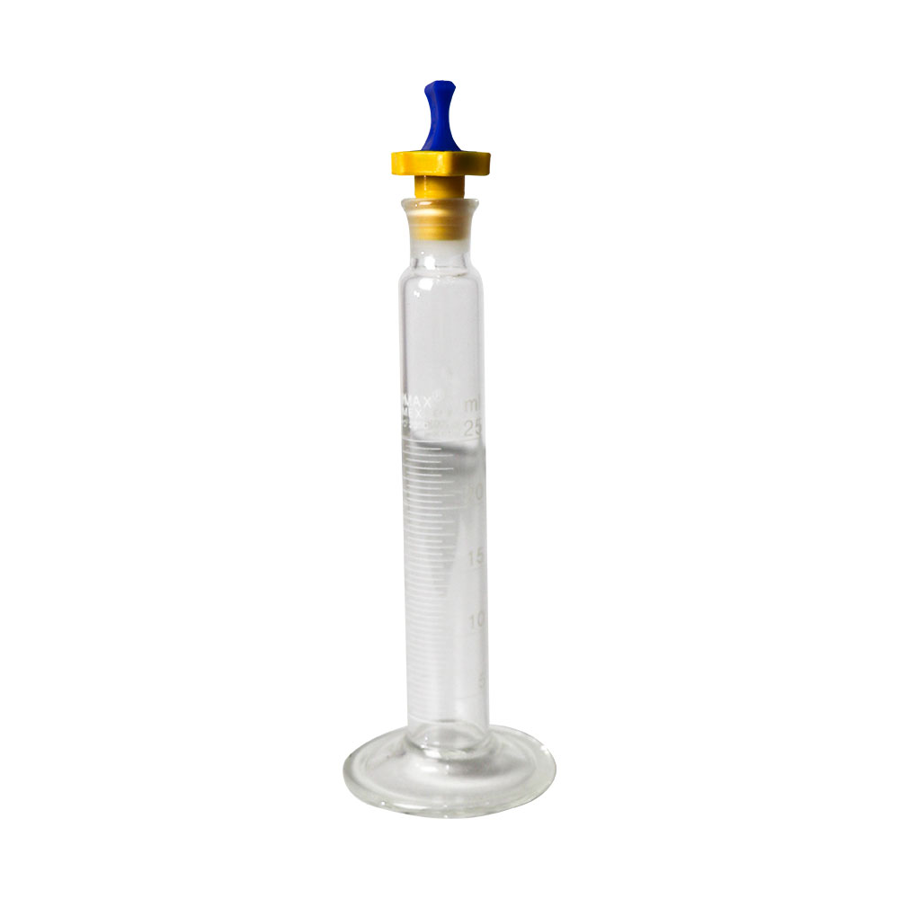 PROBETA GRADUADA DE 25 ml CLASE B ASTM CON TAPÓN DE PE. KIMAX